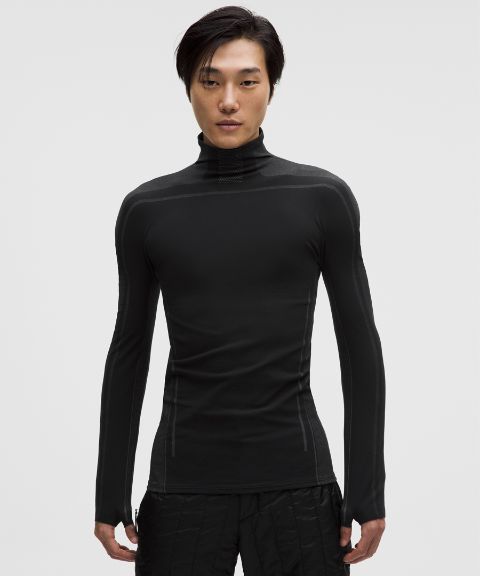 Lululemon Team Canada Men's Seamless Mockneck Base Layer *COC Logo