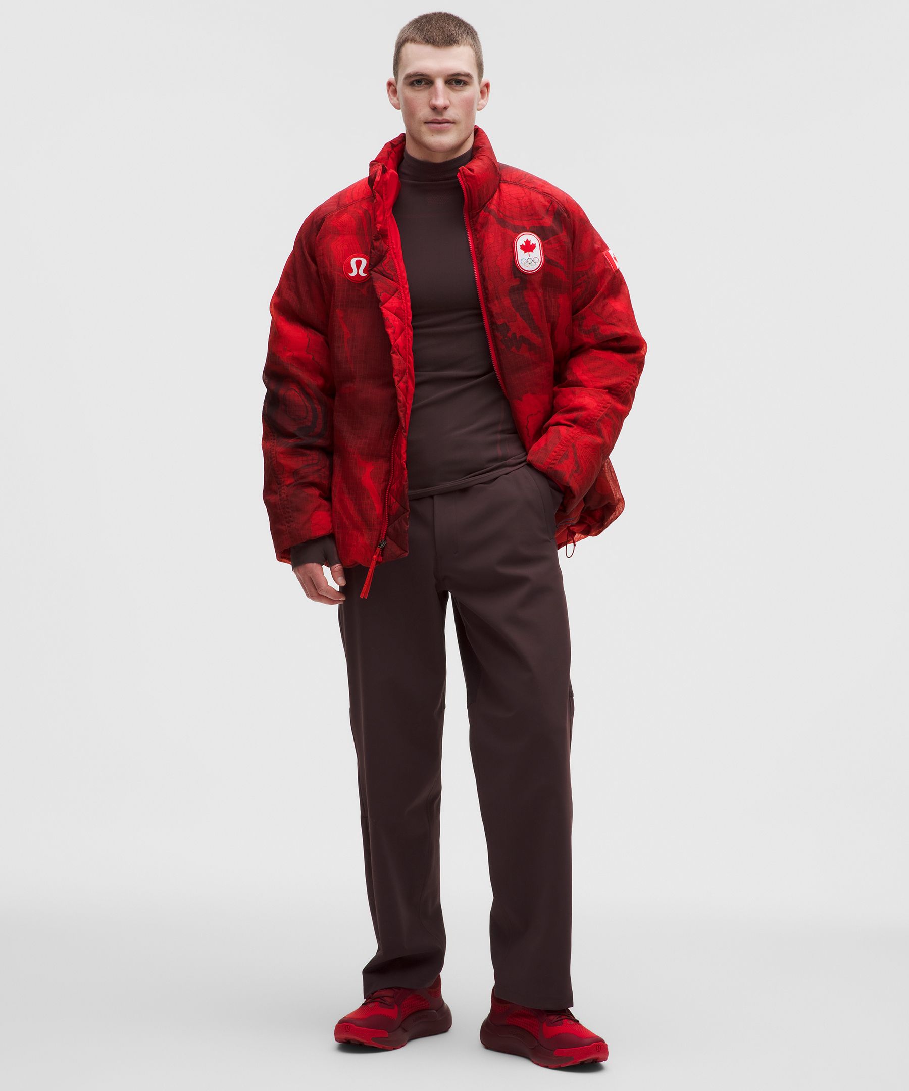 Team Canada Men's Seamless Mockneck Base Layer *COC Logo