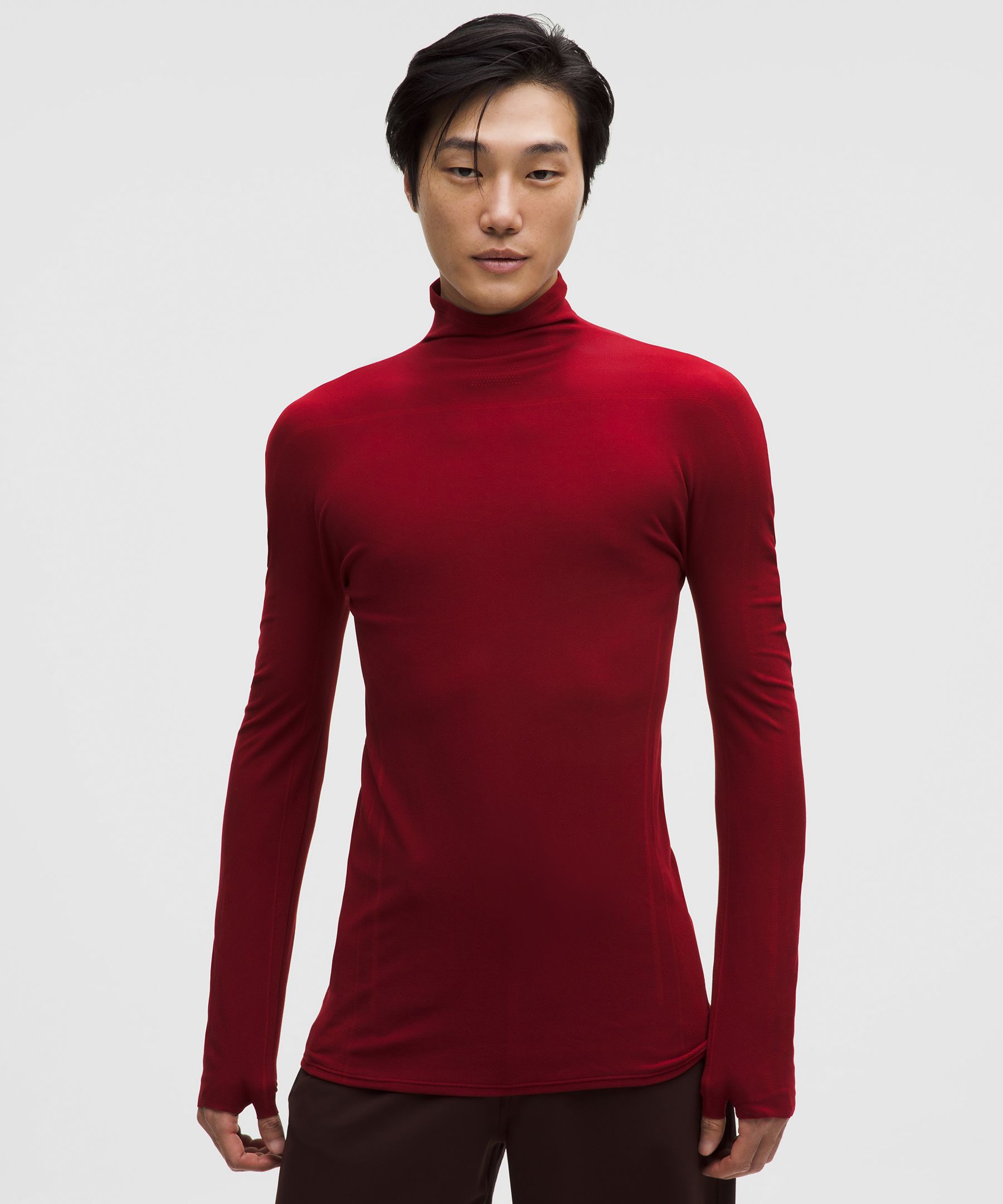Team Canada Men's Seamless Mockneck Base Layer 