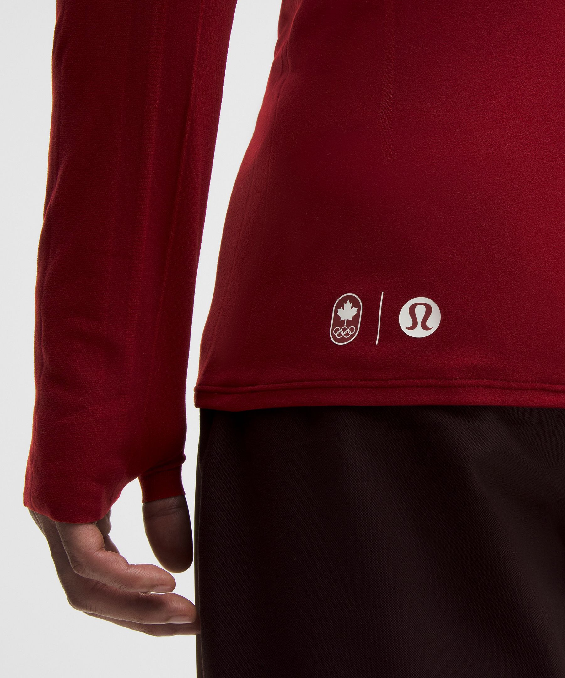 Team Canada Men's Seamless Mockneck Base Layer *COC Logo
