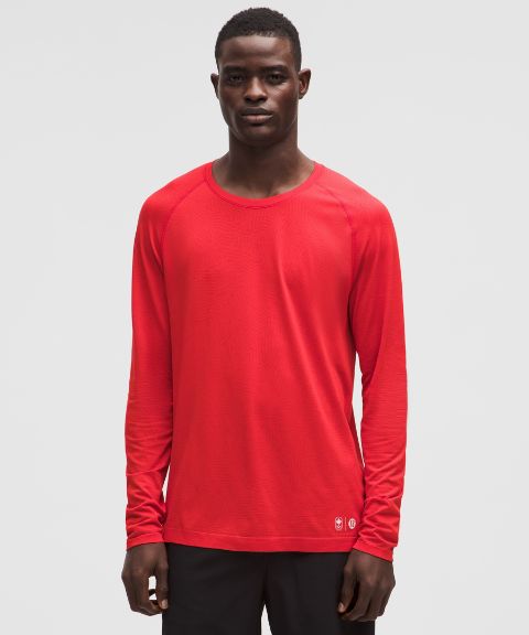 Lululemon Team Canada Metal Vent Tech Long-Sleeve Shirt *COC Logo