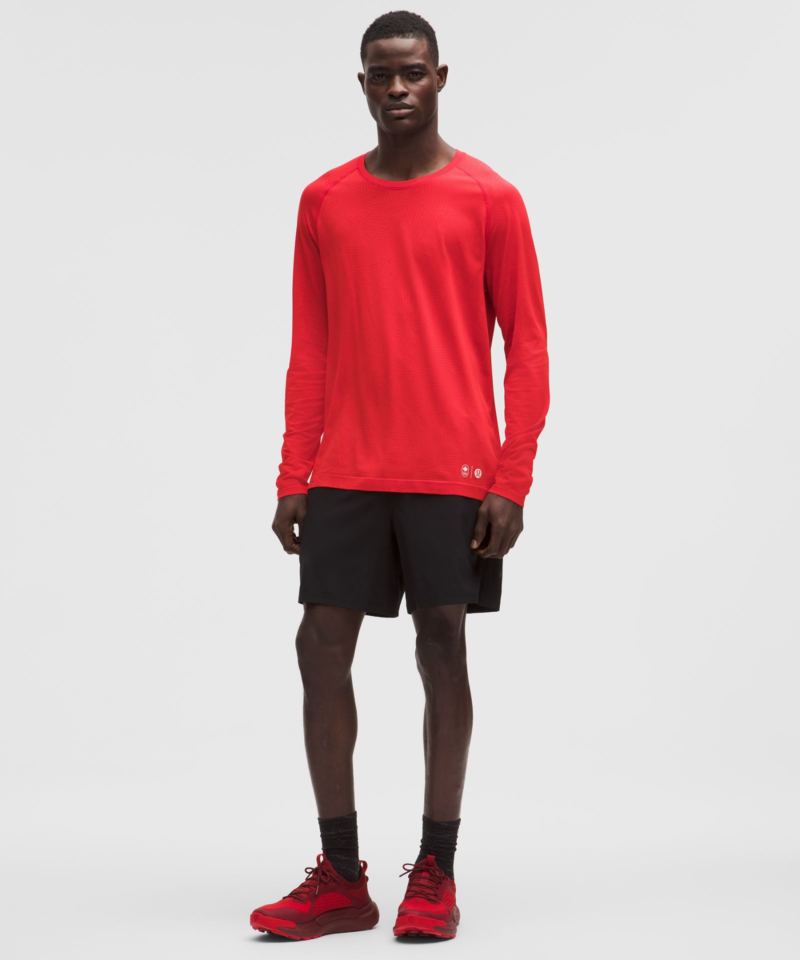 Lululemon Team Canada Metal Vent Tech Long-Sleeve Shirt *COC Logo — фото 2