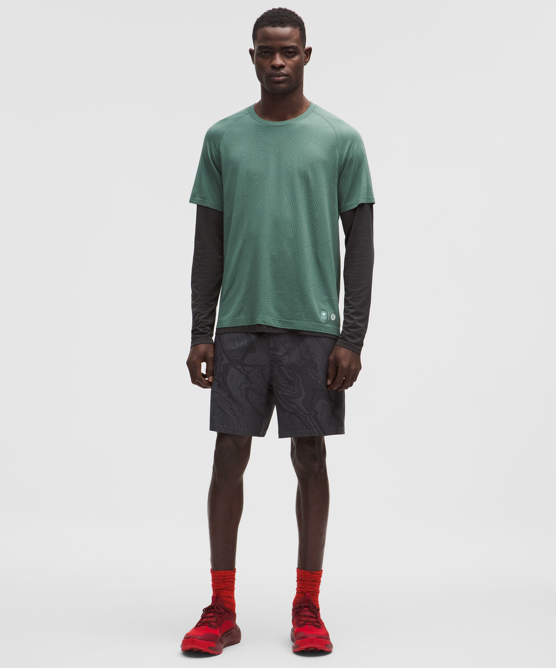 Lululemon Team Canada Metal Vent Tech Short-sleeve Shirt In Green