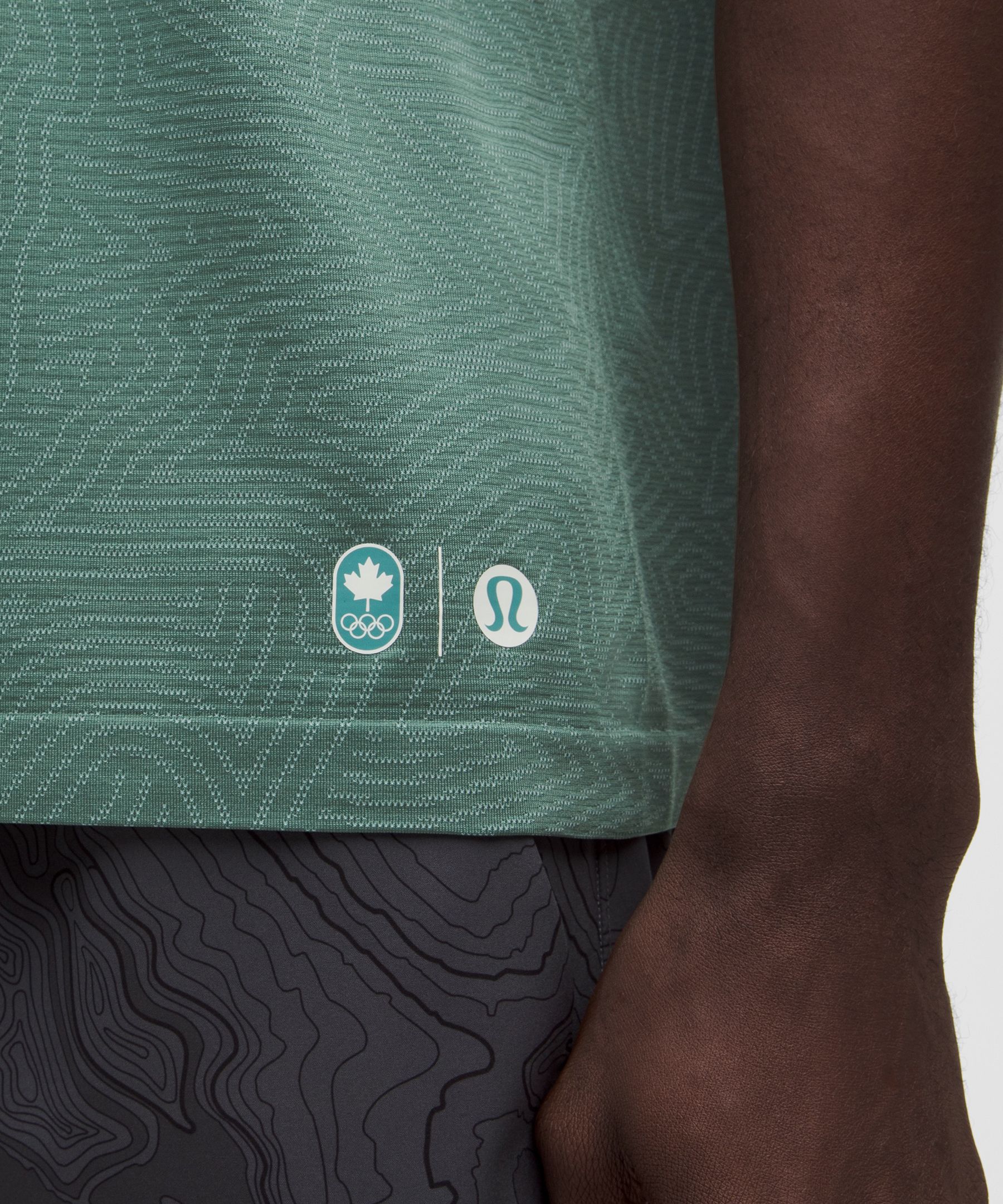Lululemon Team Canada Metal Vent Tech Short-sleeve Shirt In Green