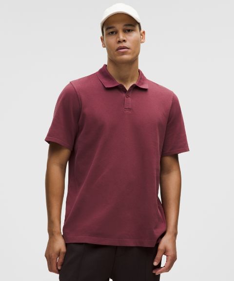Lululemon Cotton Pique Short-Sleeve Polo Shirt