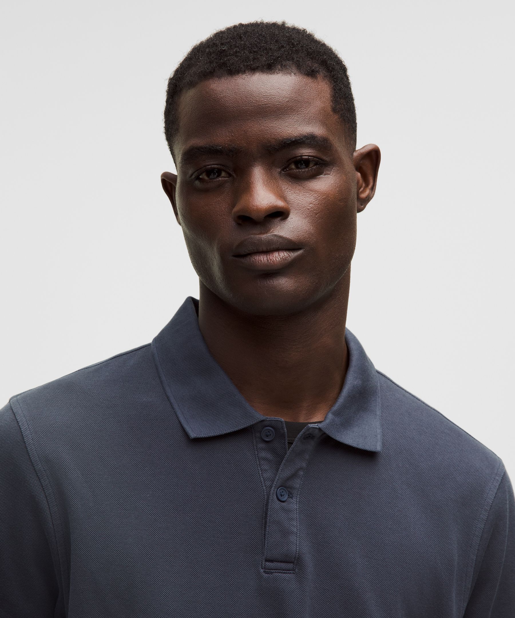 Cotton Pique Short-Sleeve Polo Shirt | Men's Shirts