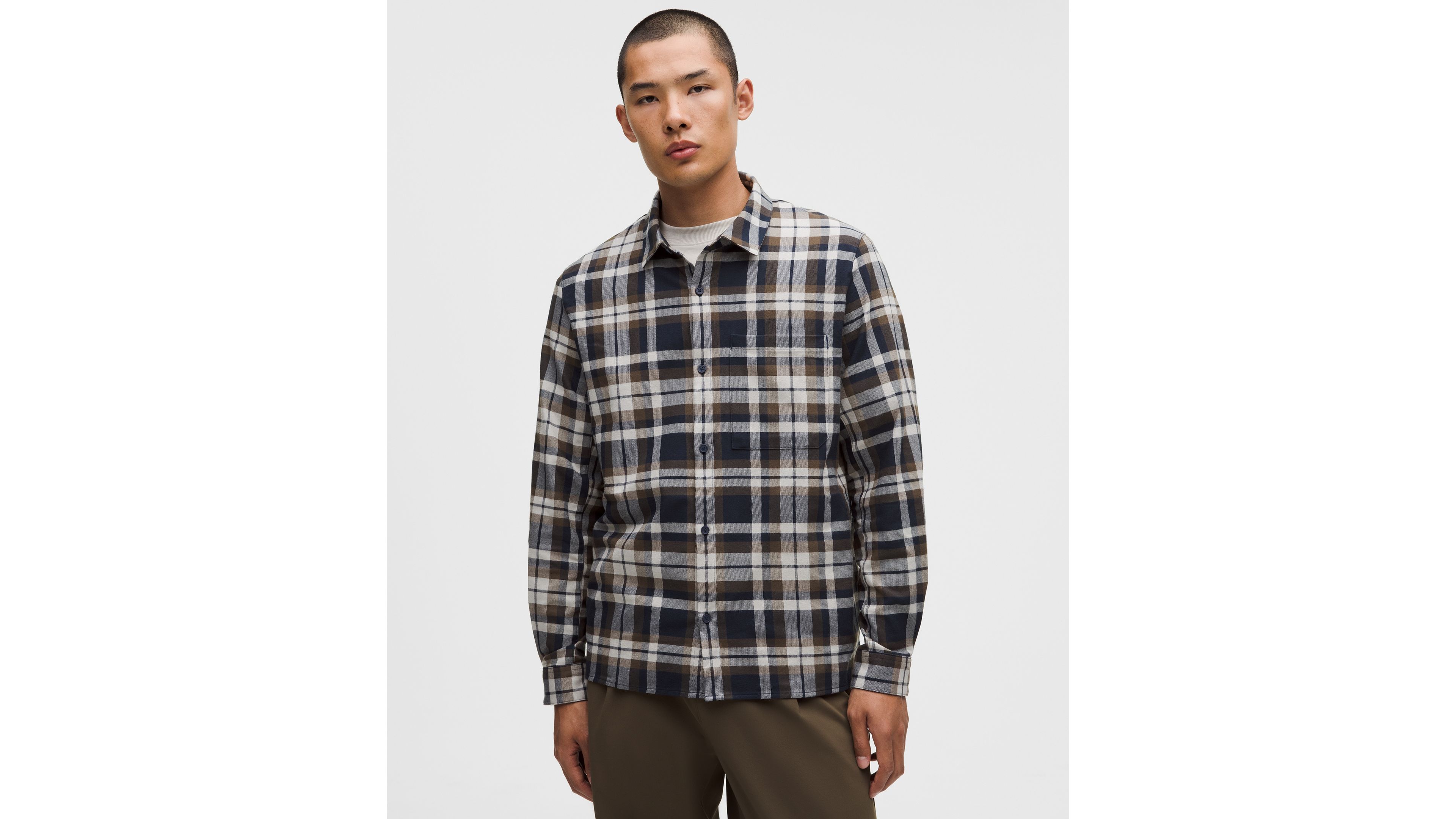 Brushed Woven Overshirt