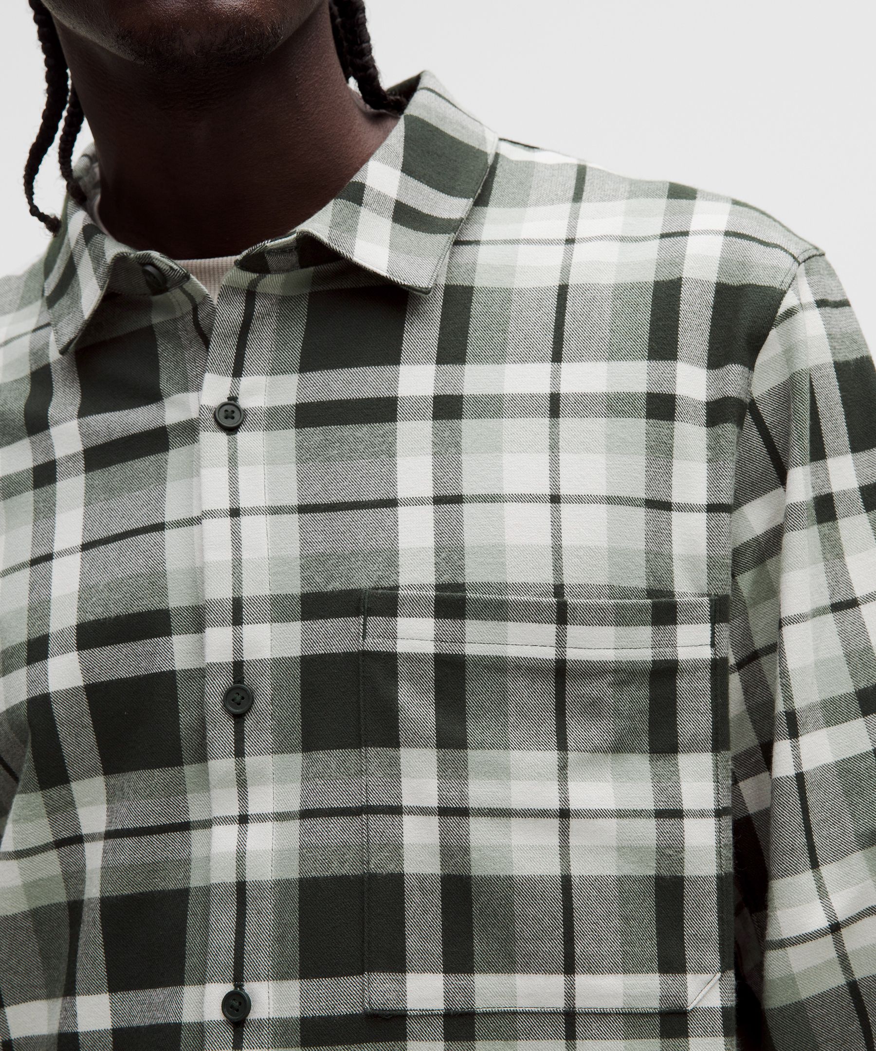Brushed Woven Overshirt