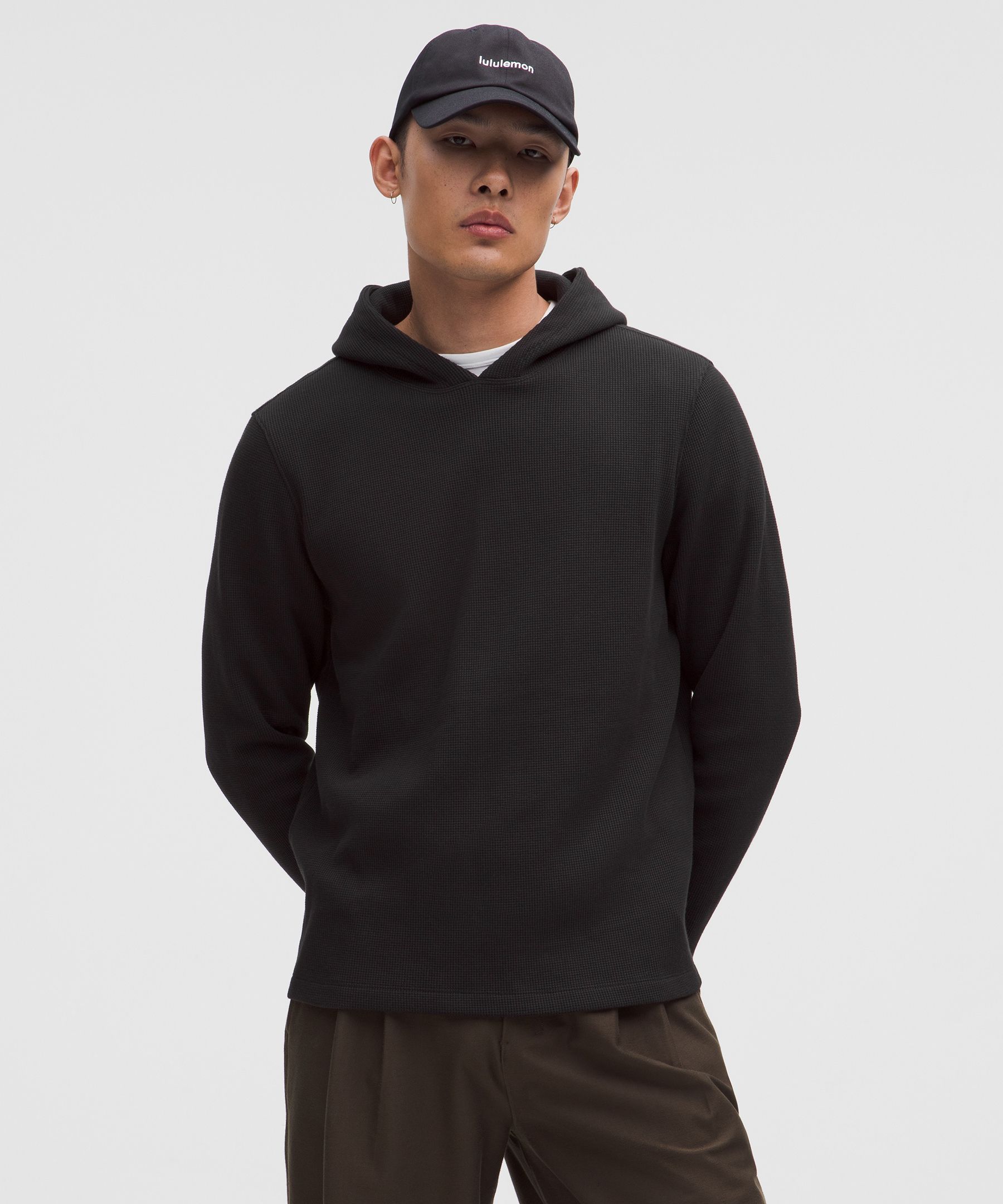 Lululemon Cotton-blend Waffle Knit Hoodie