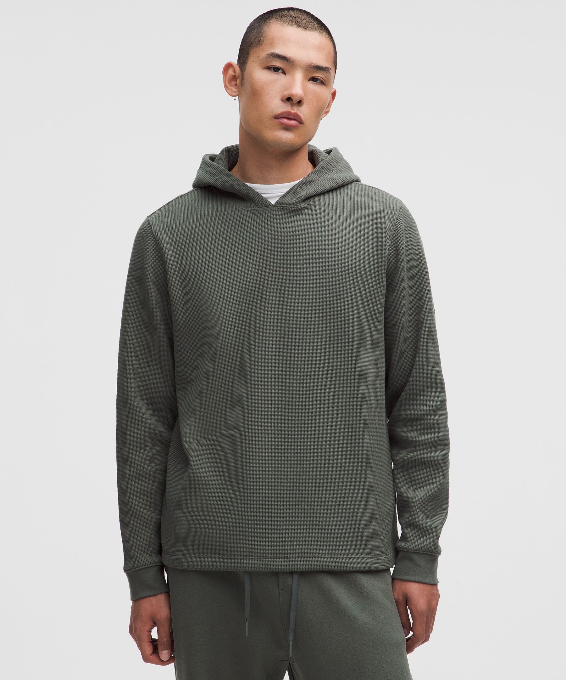 Lululemon Cotton-blend Waffle Knit Hoodie
