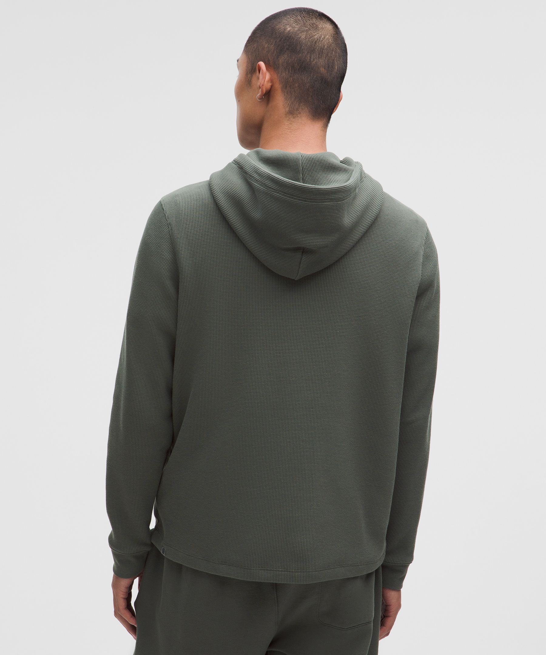 Lululemon Cotton-blend Waffle Knit Hoodie