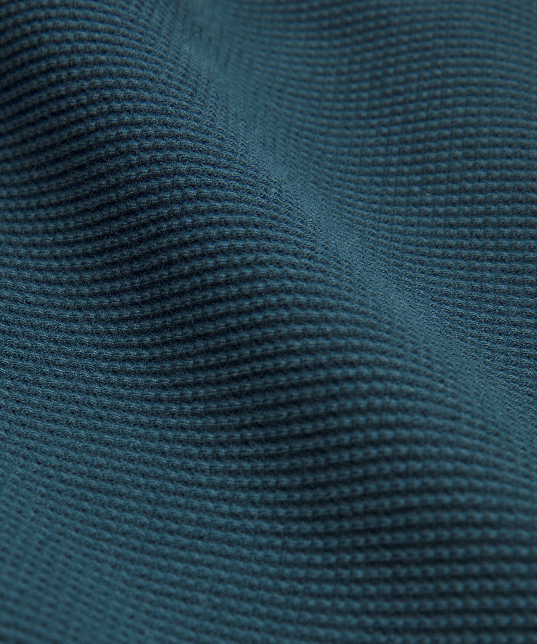 Lululemon Cotton-blend Waffle Knit Long-sleeve Henley