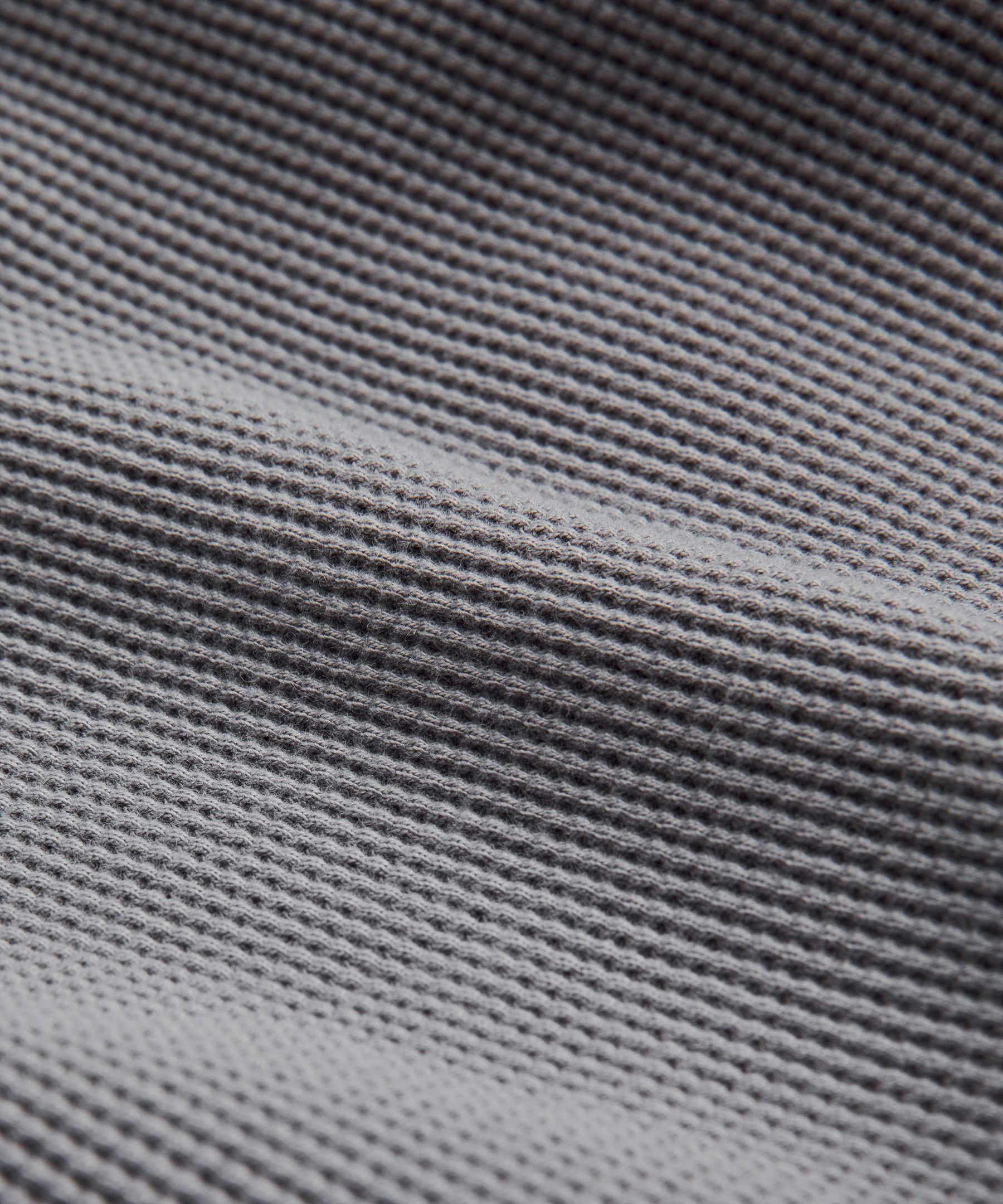 Lululemon Cotton-blend Waffle Knit Long-sleeve Henley