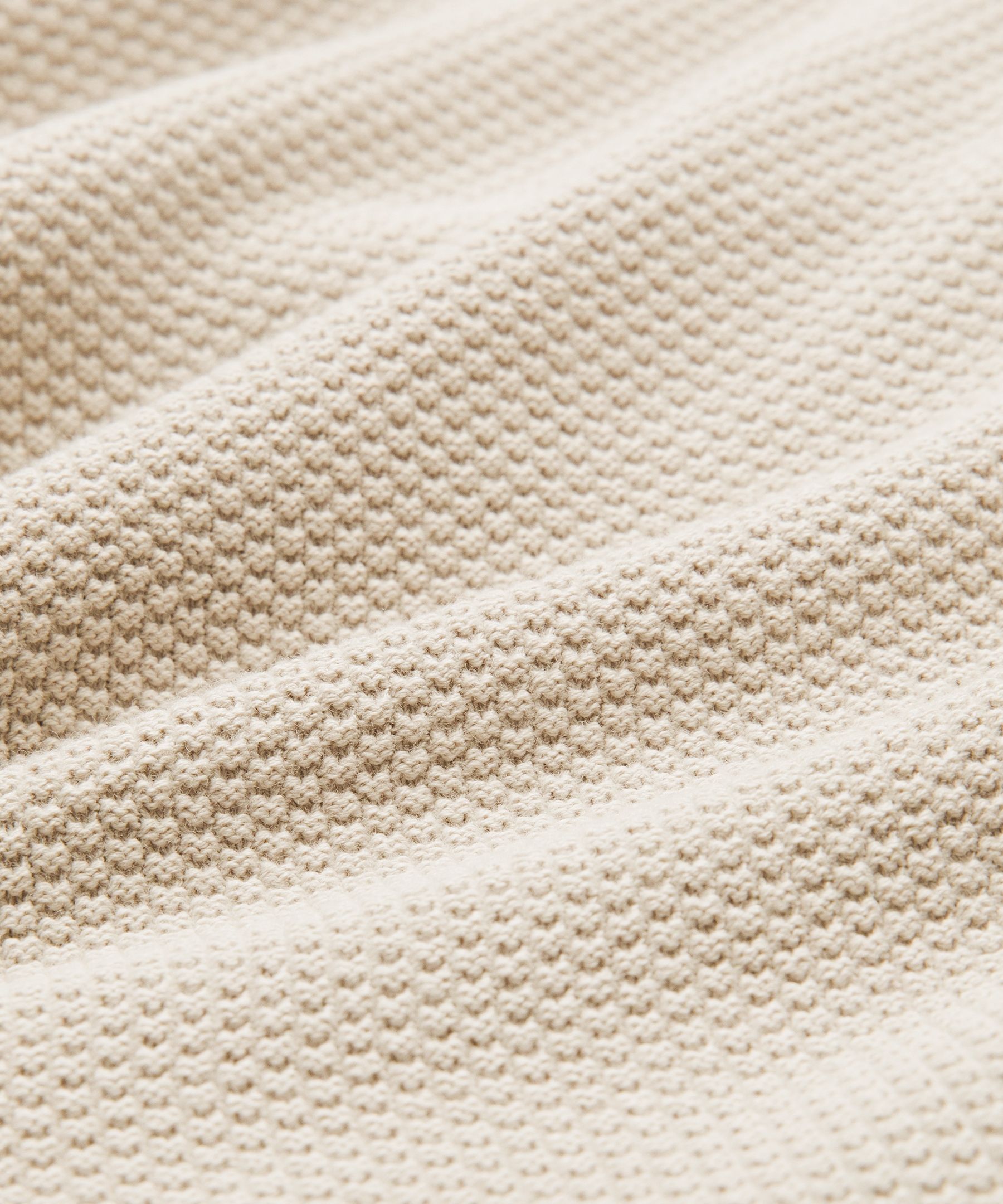 Textured Knit Crewneck Sweater