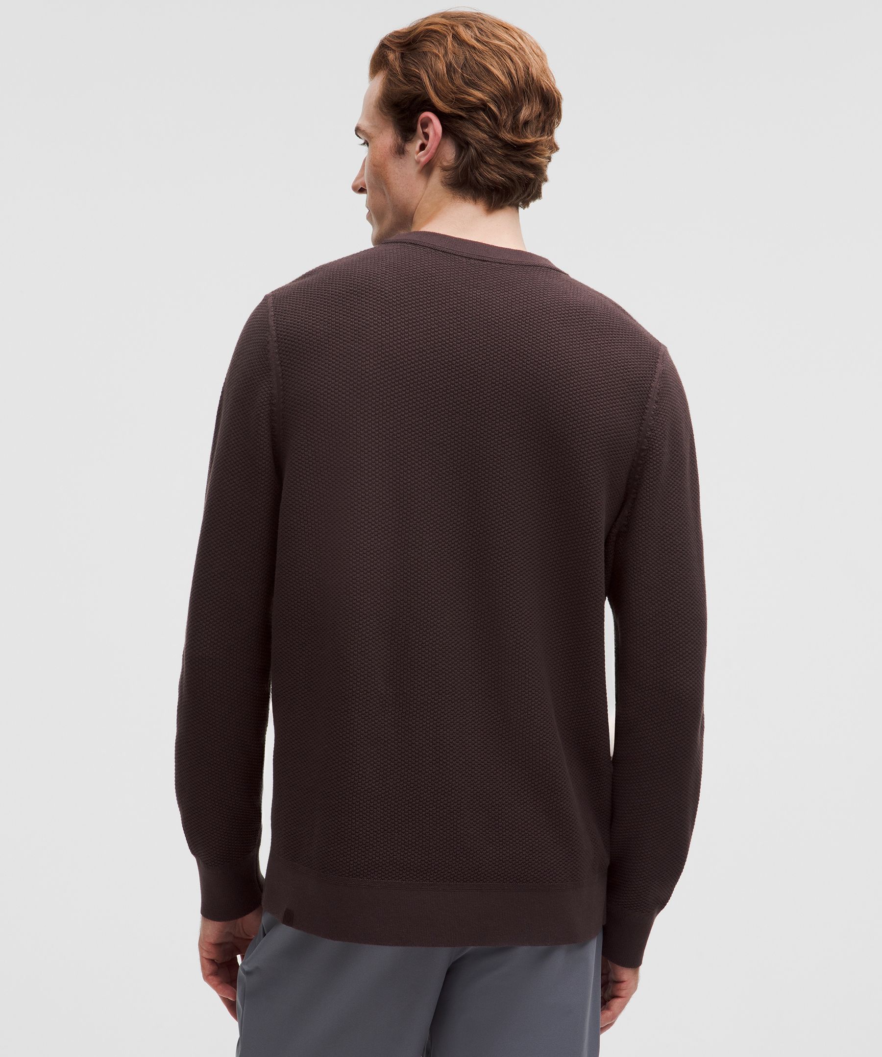 Lululemon Textured Knit Crewneck Sweater