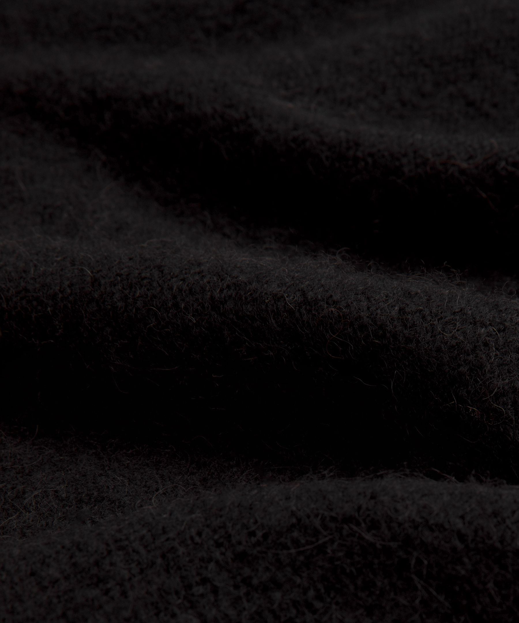 Wool-Blend Ribbed Polo Shirt