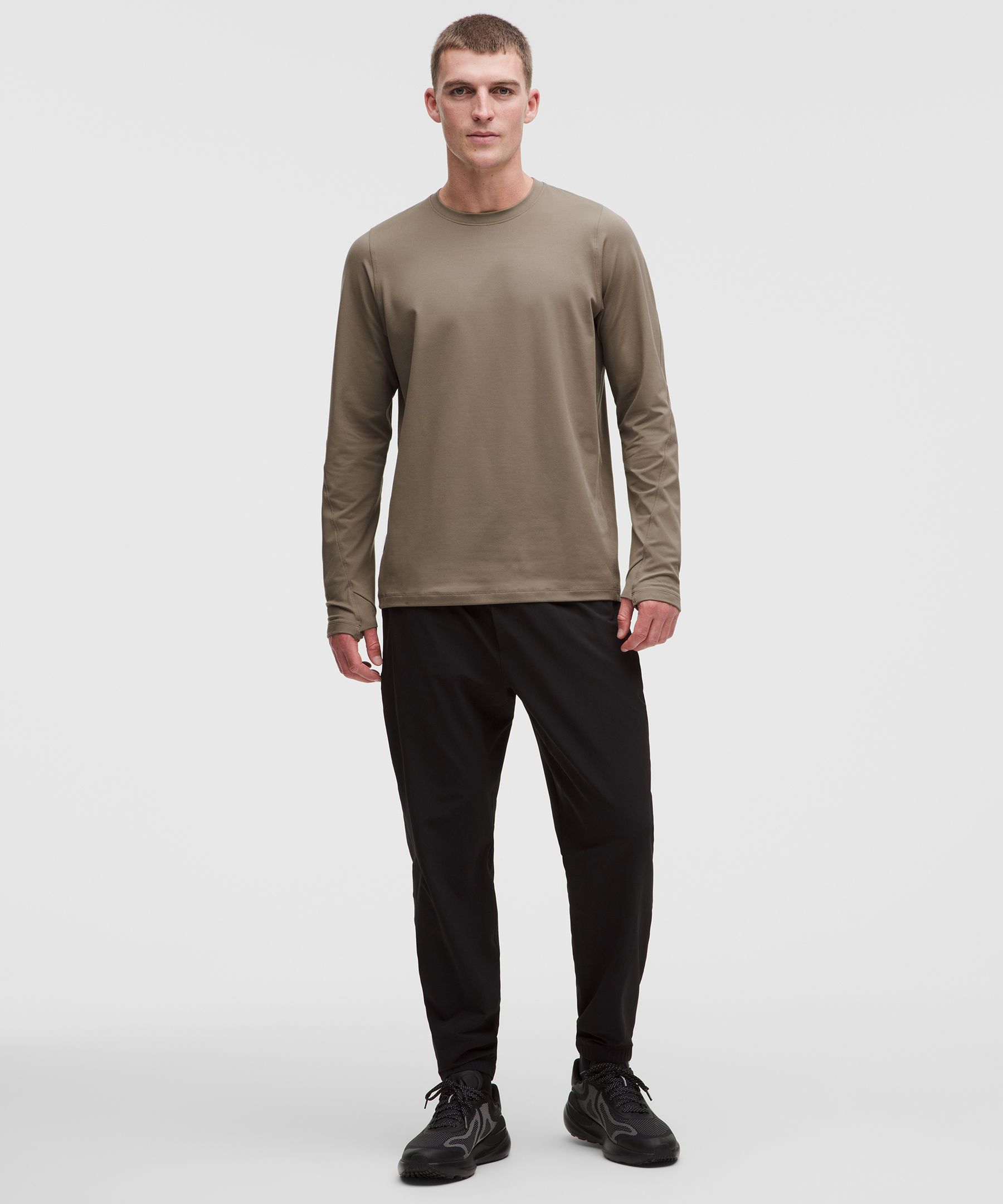 Rulu Fleece Crewneck Long-Sleeve Shirt