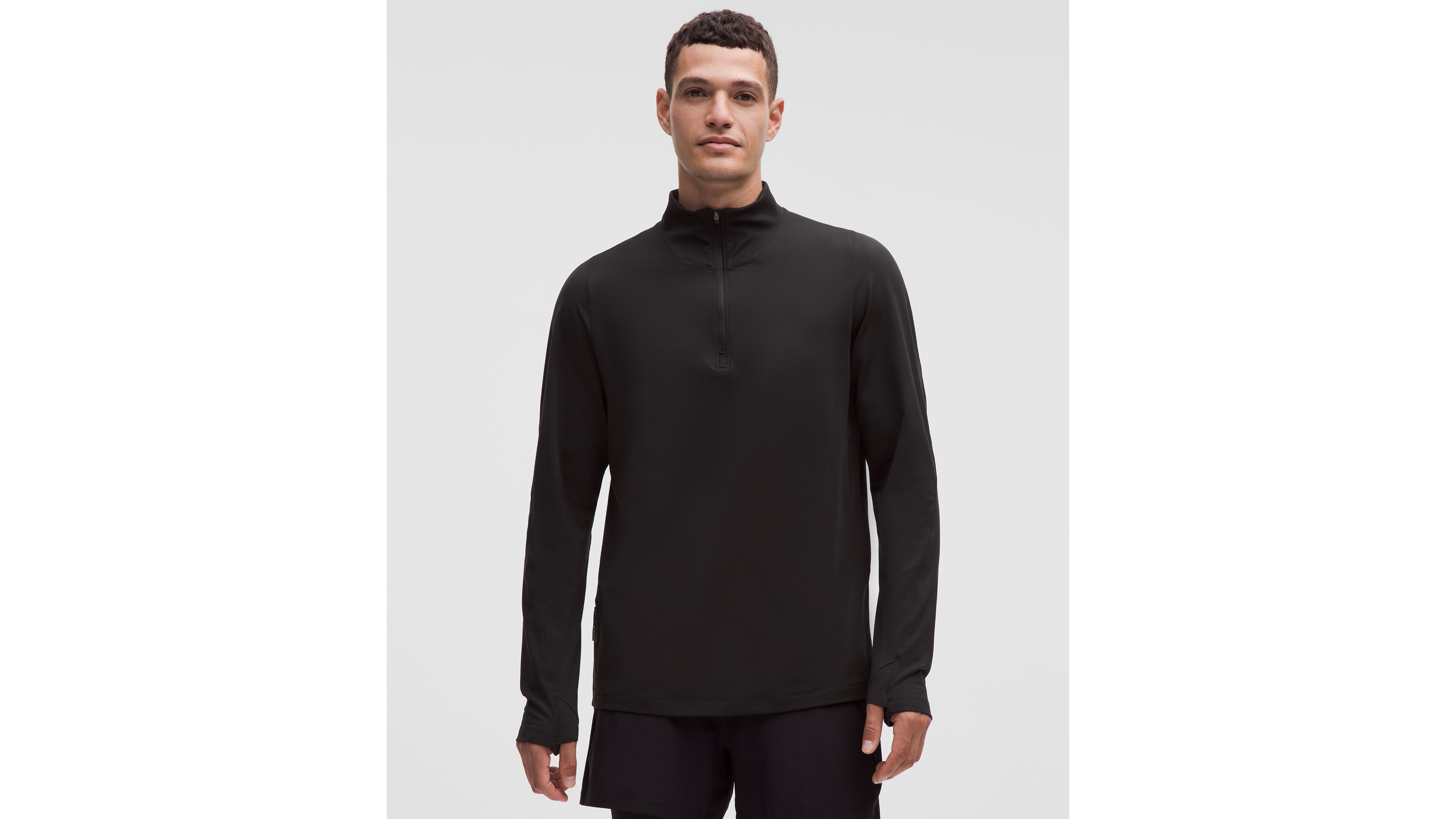 Rulu Fleece Half-Zip Long-Sleeve Shirt