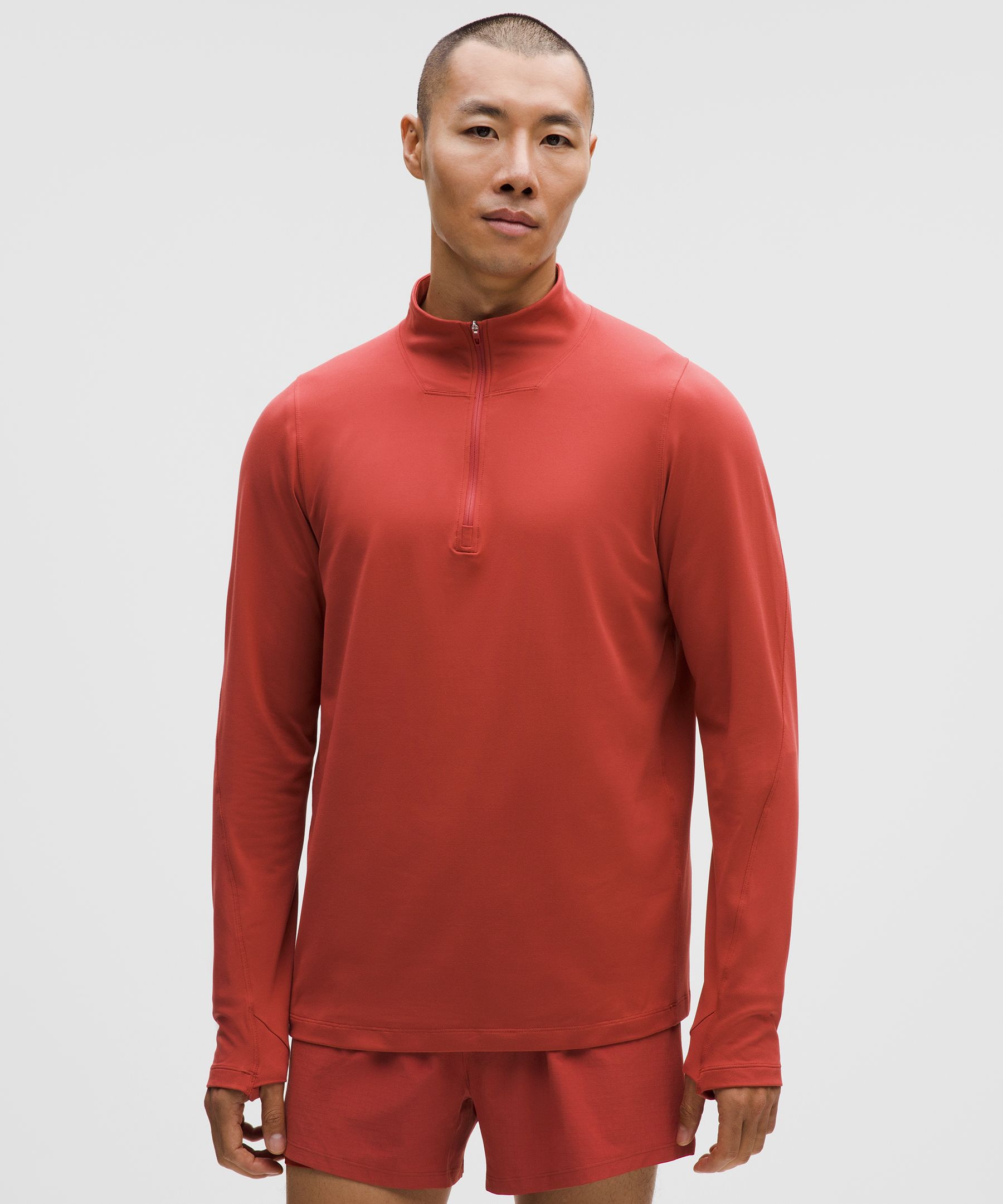 Rulu Fleece Half-Zip Long-Sleeve Shirt