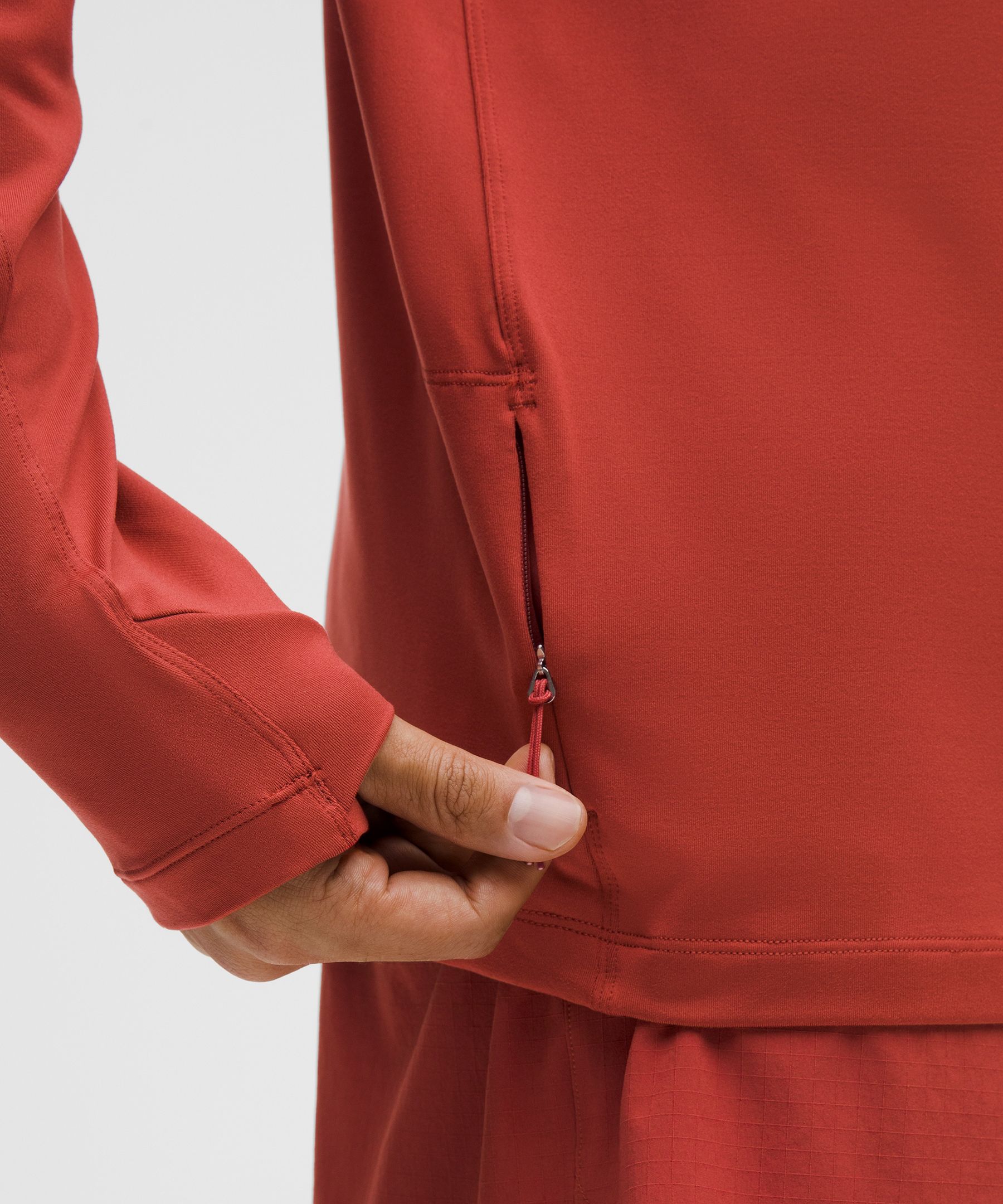 Rulu Fleece Half-Zip Long-Sleeve Shirt