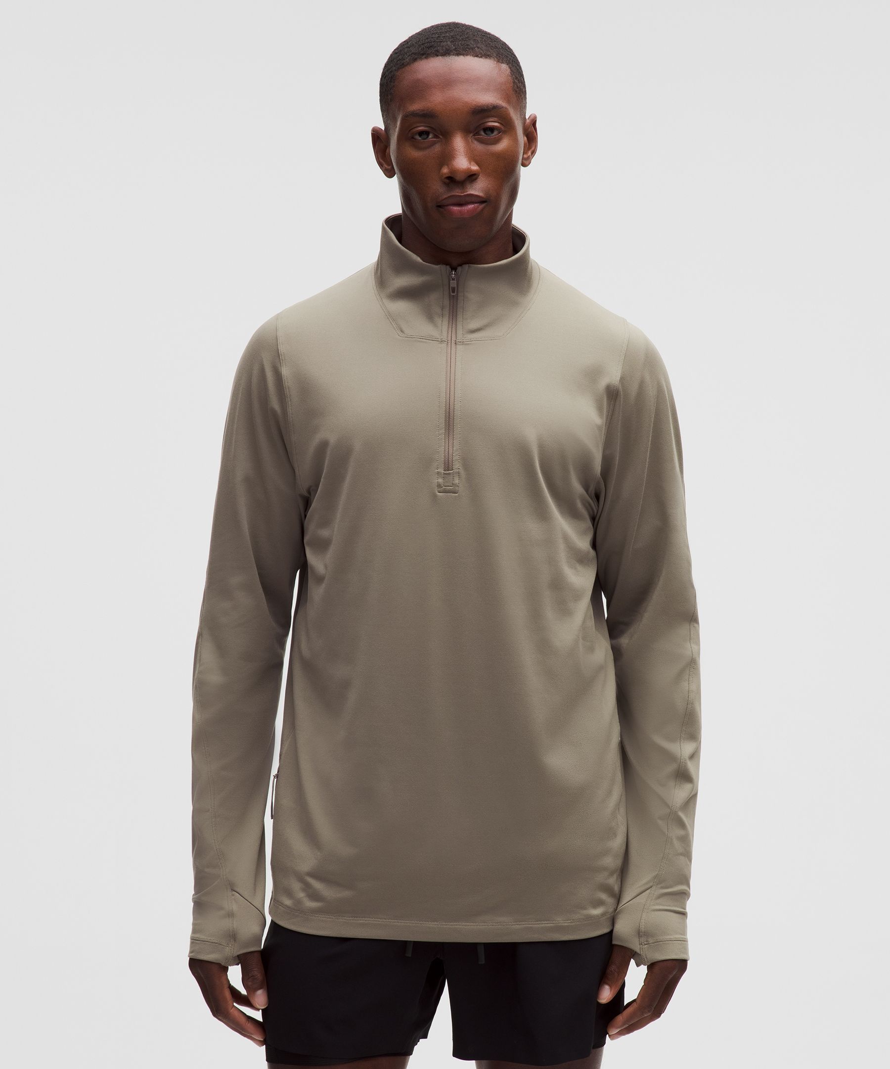 Rulu Fleece Half-Zip Long-Sleeve Shirt