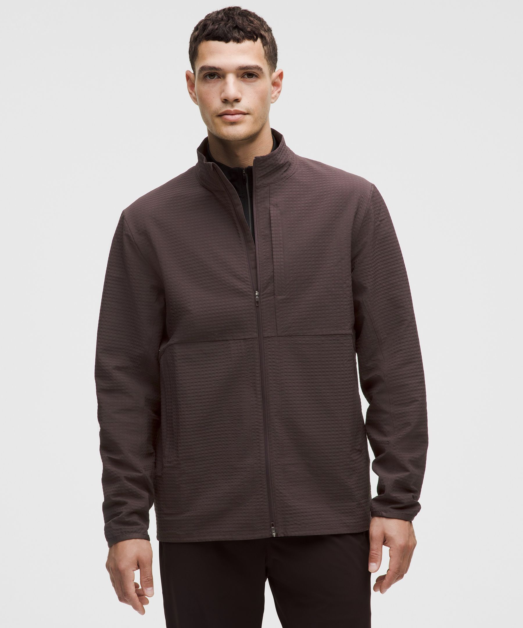 Grid Fleece Full-Zip Jacket