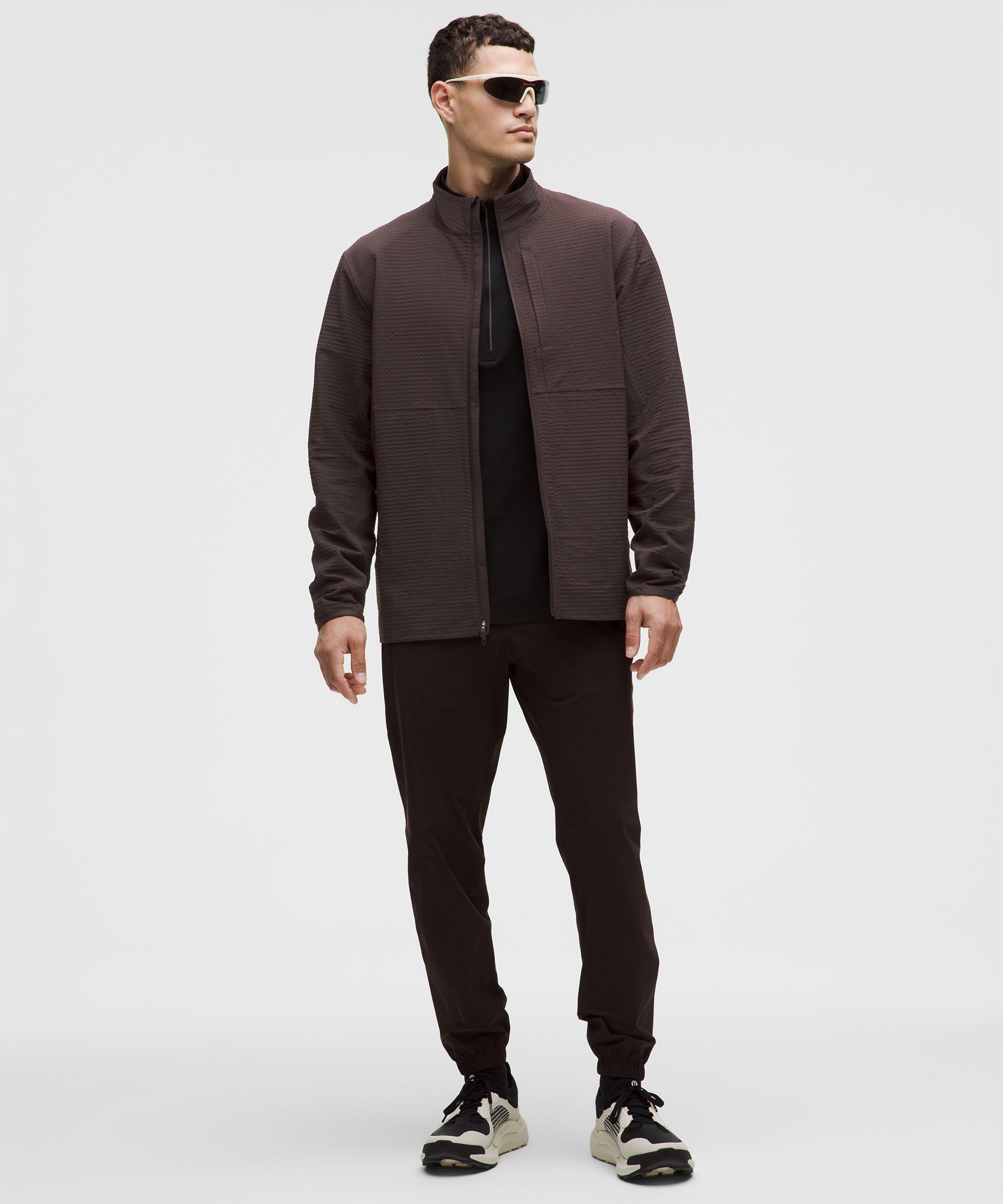 Grid Fleece Full-Zip Jacket