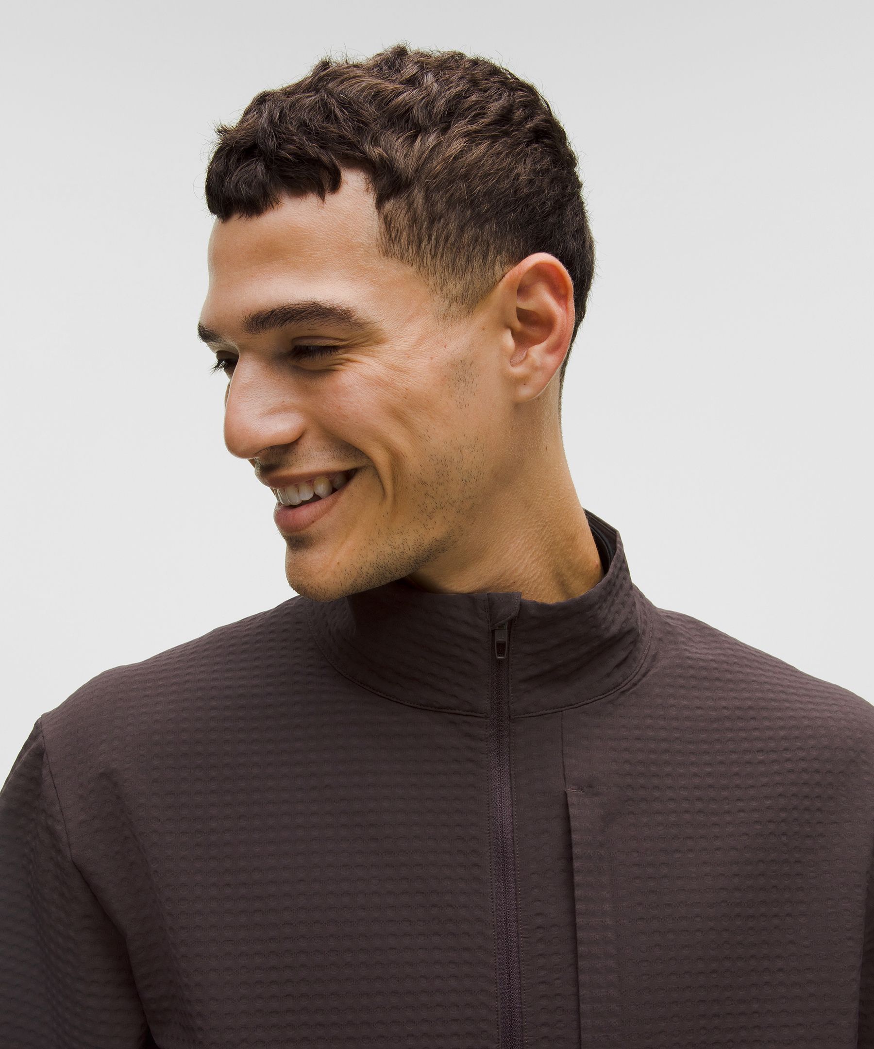 Grid Fleece Full-Zip Jacket