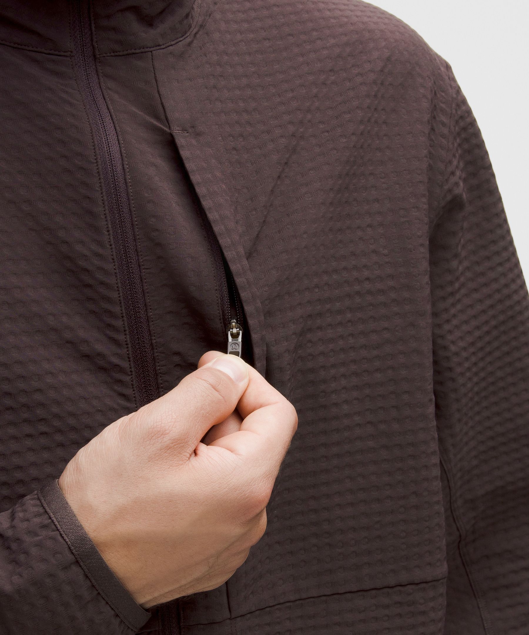 Grid Fleece Full-Zip Jacket