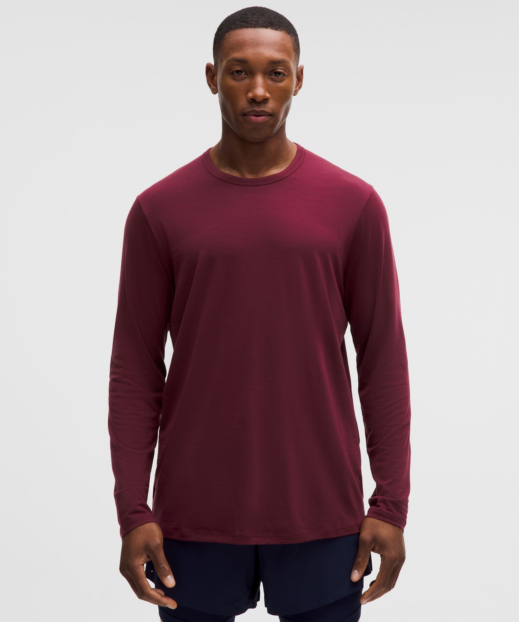 Mile Maker Merino Wool-Blend Long-Sleeve Shirt