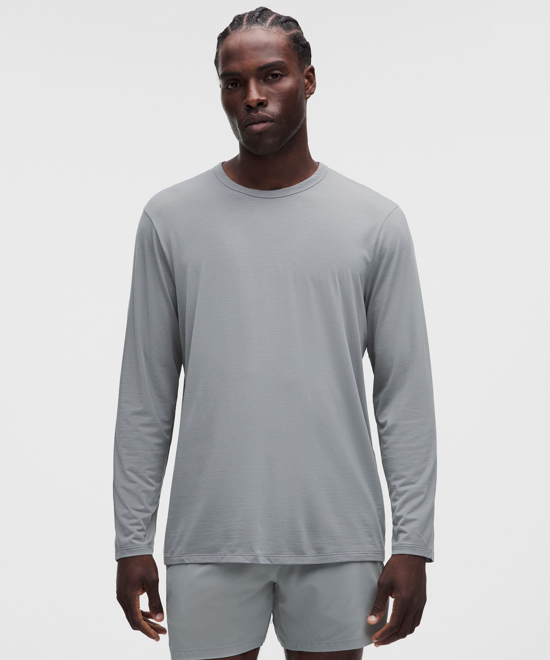 Mile Maker Merino Wool-Blend Long-Sleeve Shirt