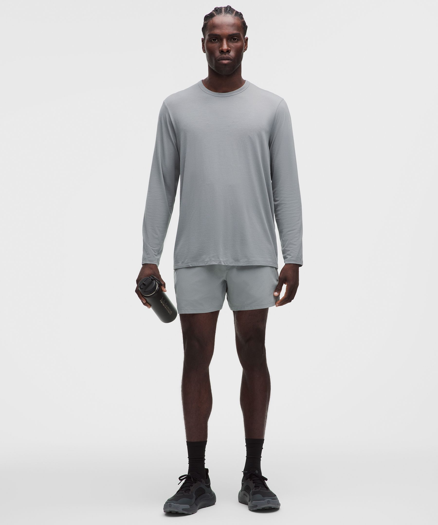 Mile Maker Merino Wool-Blend Long-Sleeve Shirt