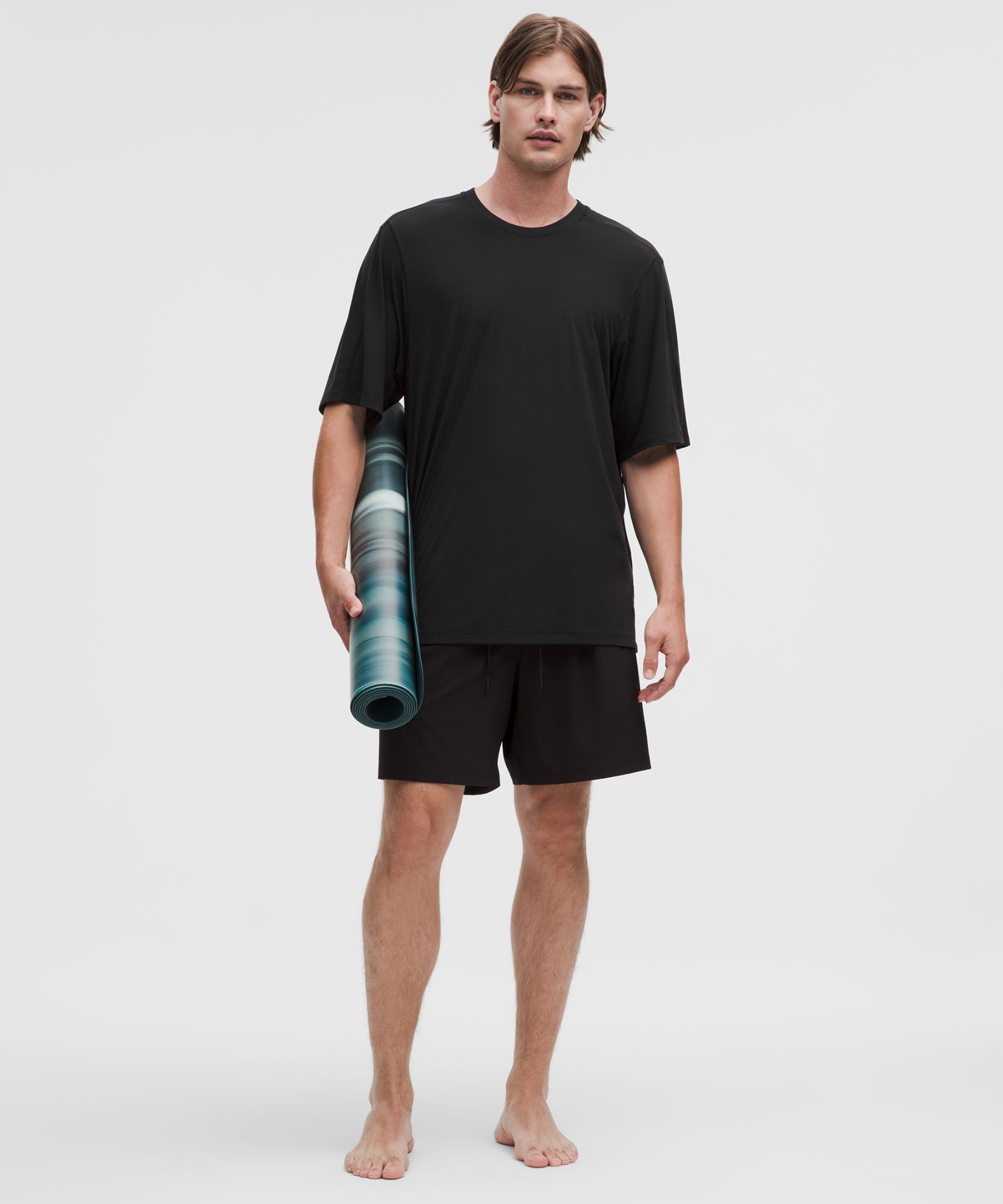 Мужская футболка Lululemon Brushed Yoga с круглым вырезом — фото 2
