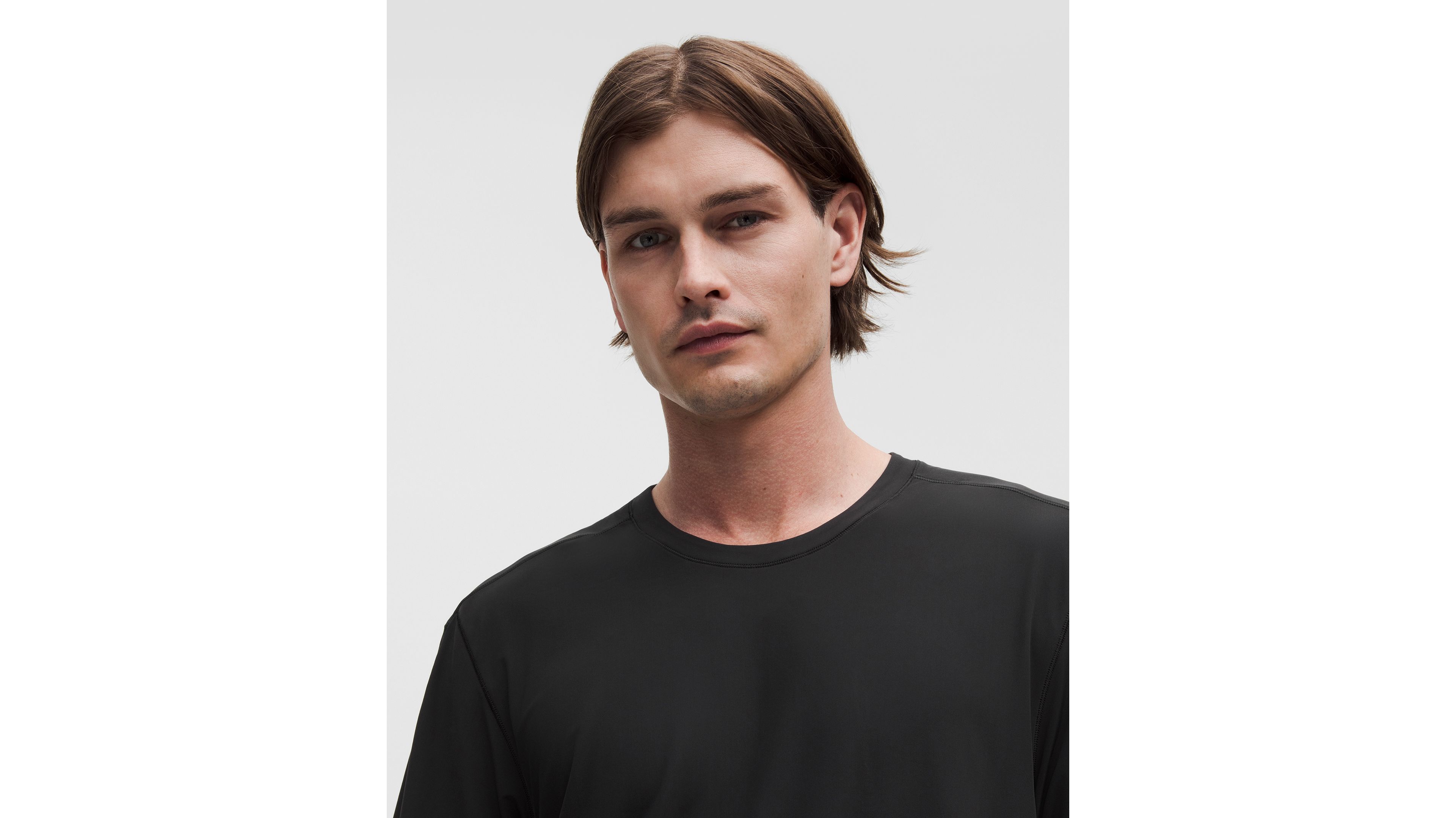 Brushed Yoga Crewneck T-Shirt