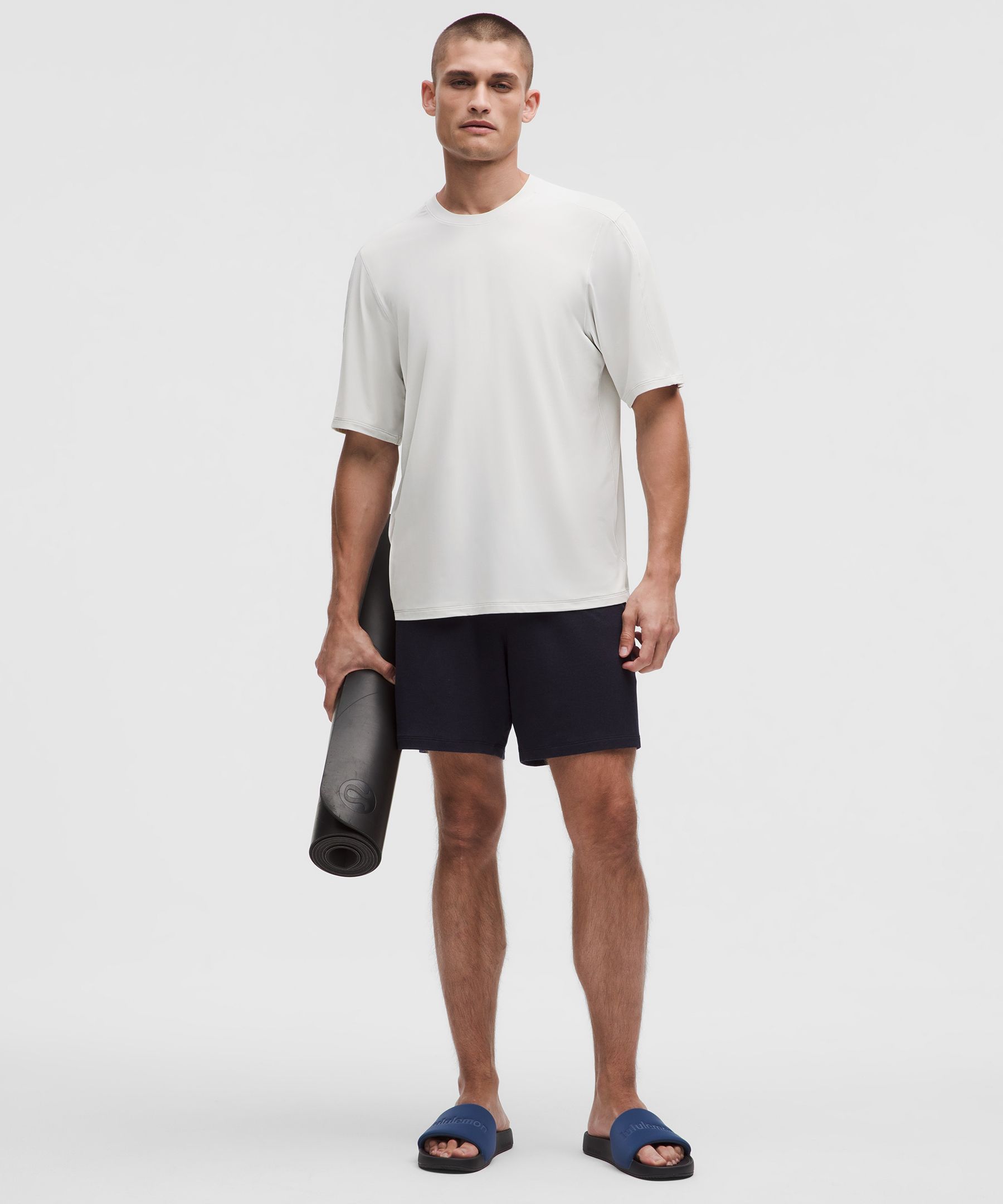 Brushed 기모 요가 티셔츠