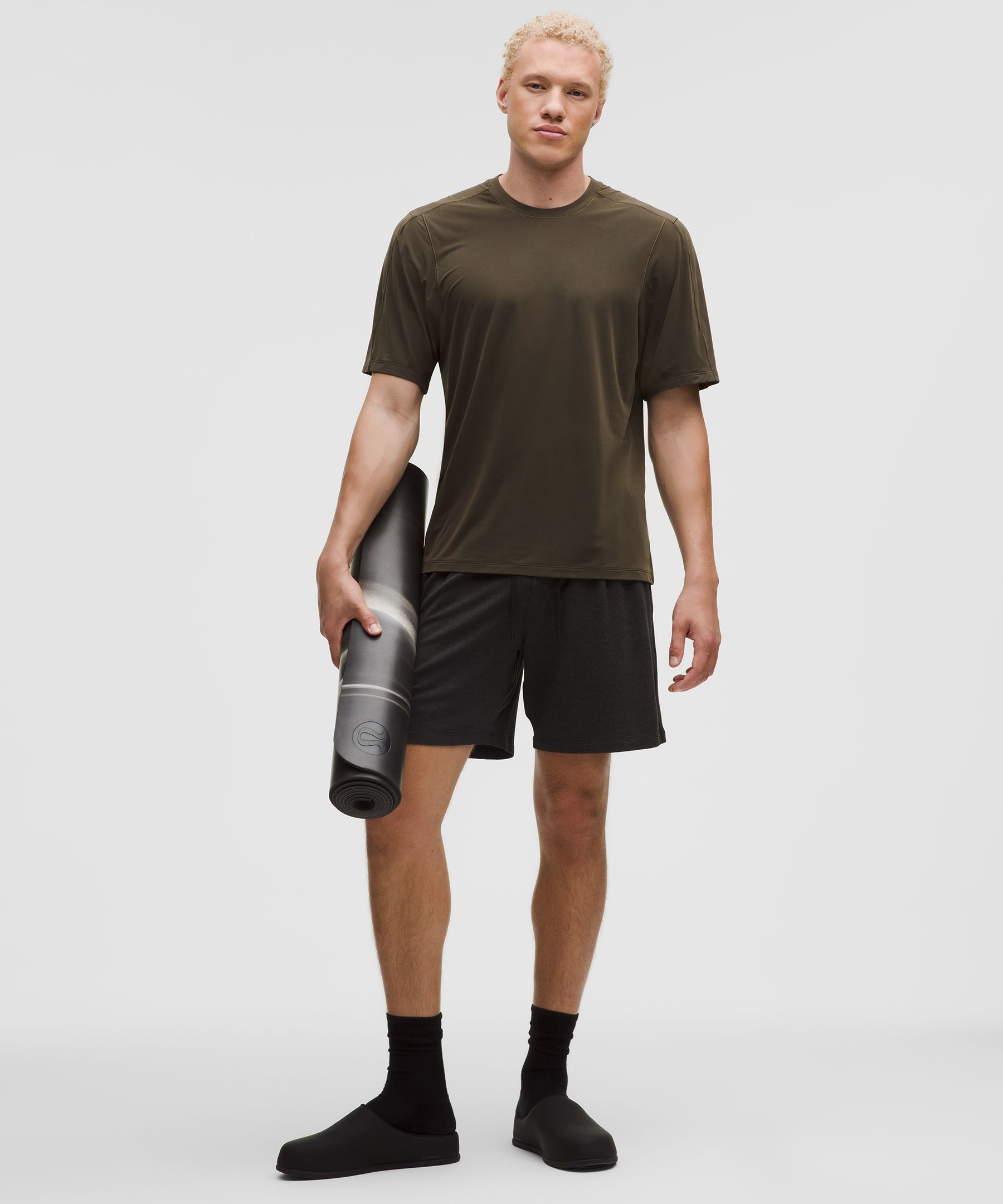 Brushed Yoga Crewneck T-Shirt - thumbnail 7