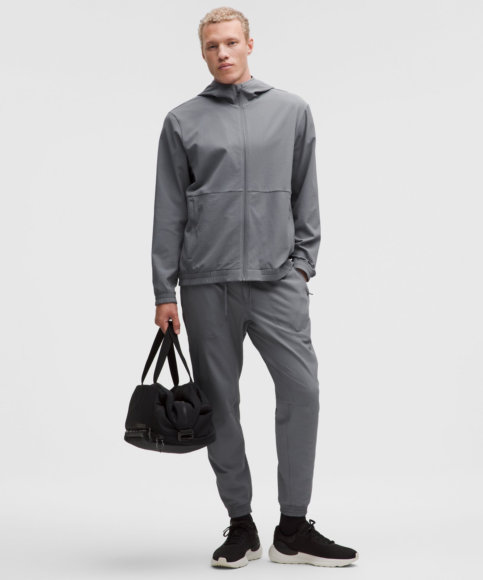 Мужская куртка на молнии Lululemon License to Train Textured — фото 2