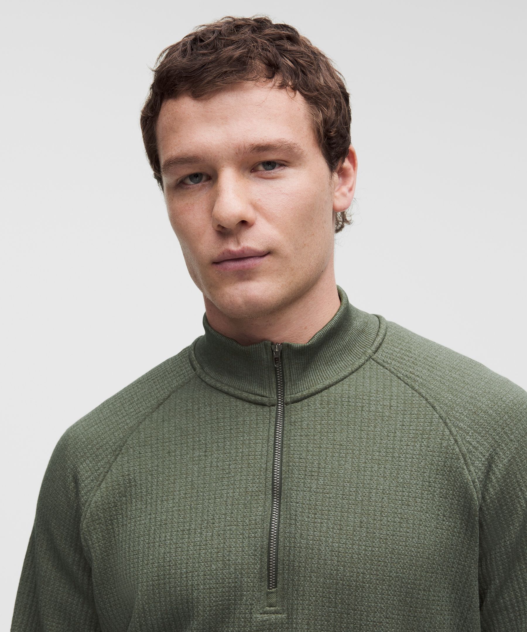Engineered Warmth Pullover mit halblangem Rei&szlig;verschluss