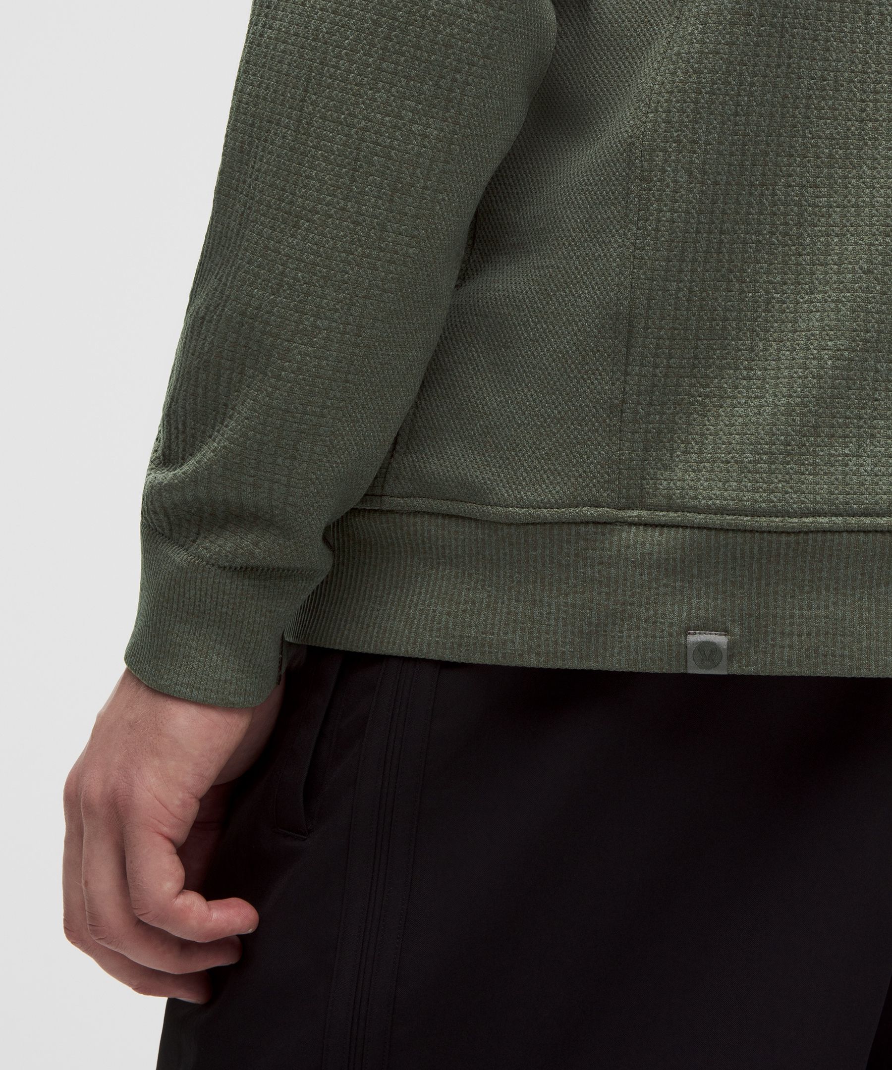 Engineered Warmth Pullover mit halblangem Rei&szlig;verschluss