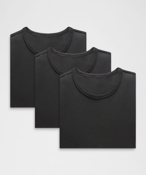 Мужские футболки Lululemon из органического хлопка, 3 шт