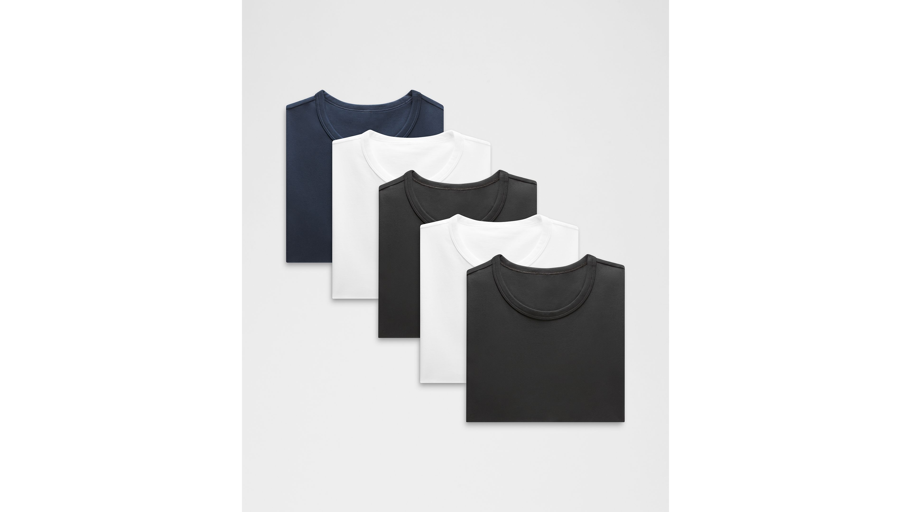 Organic Cotton-Blend Classic-Fit T-Shirt *5 Pack