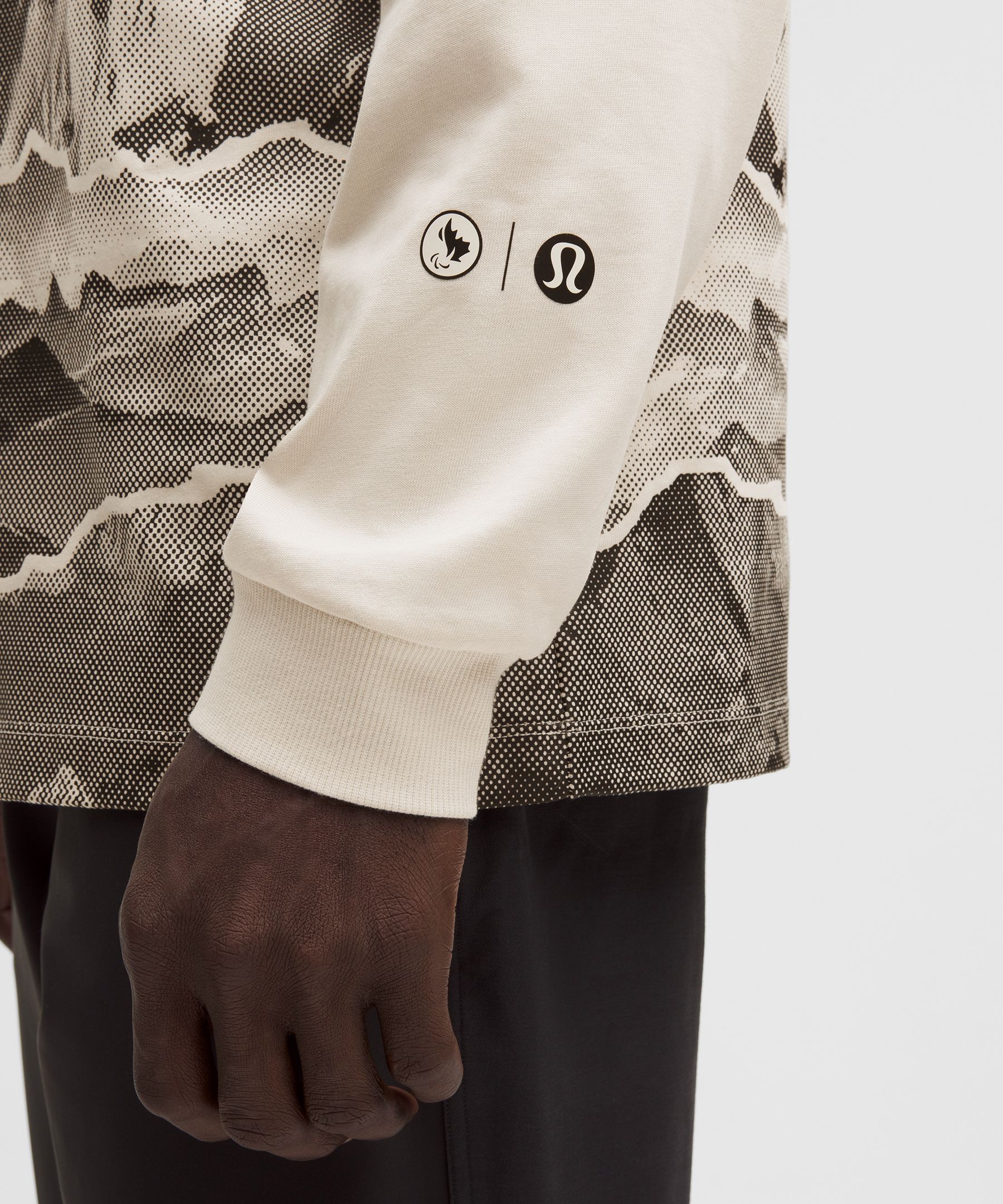 Team Canada Men's Heavyweight Cotton Long Sleeve CPC Logo *Graphic