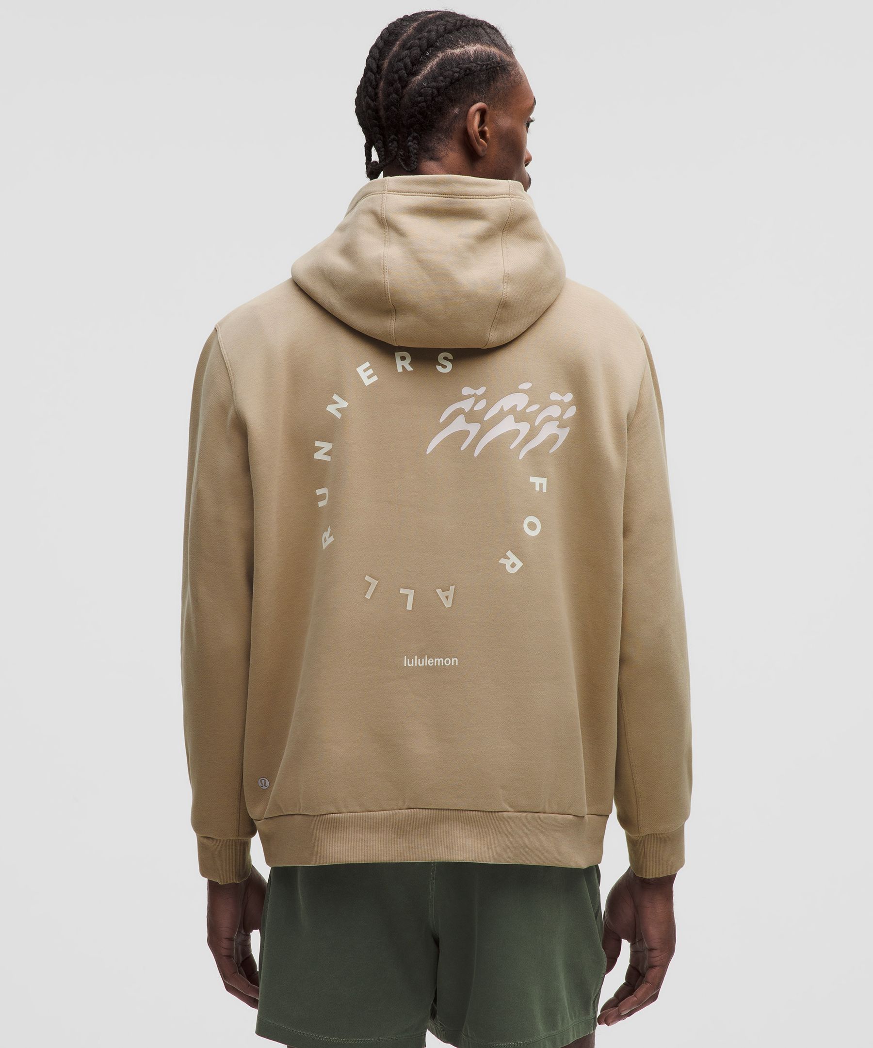 Steady State Pullover Hoodie Graphic - Brown