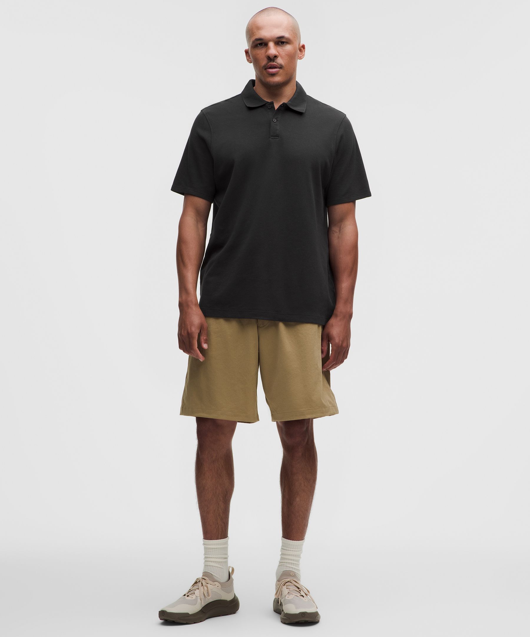 Polo de manga corta de piqu&eacute; de algod&oacute;n