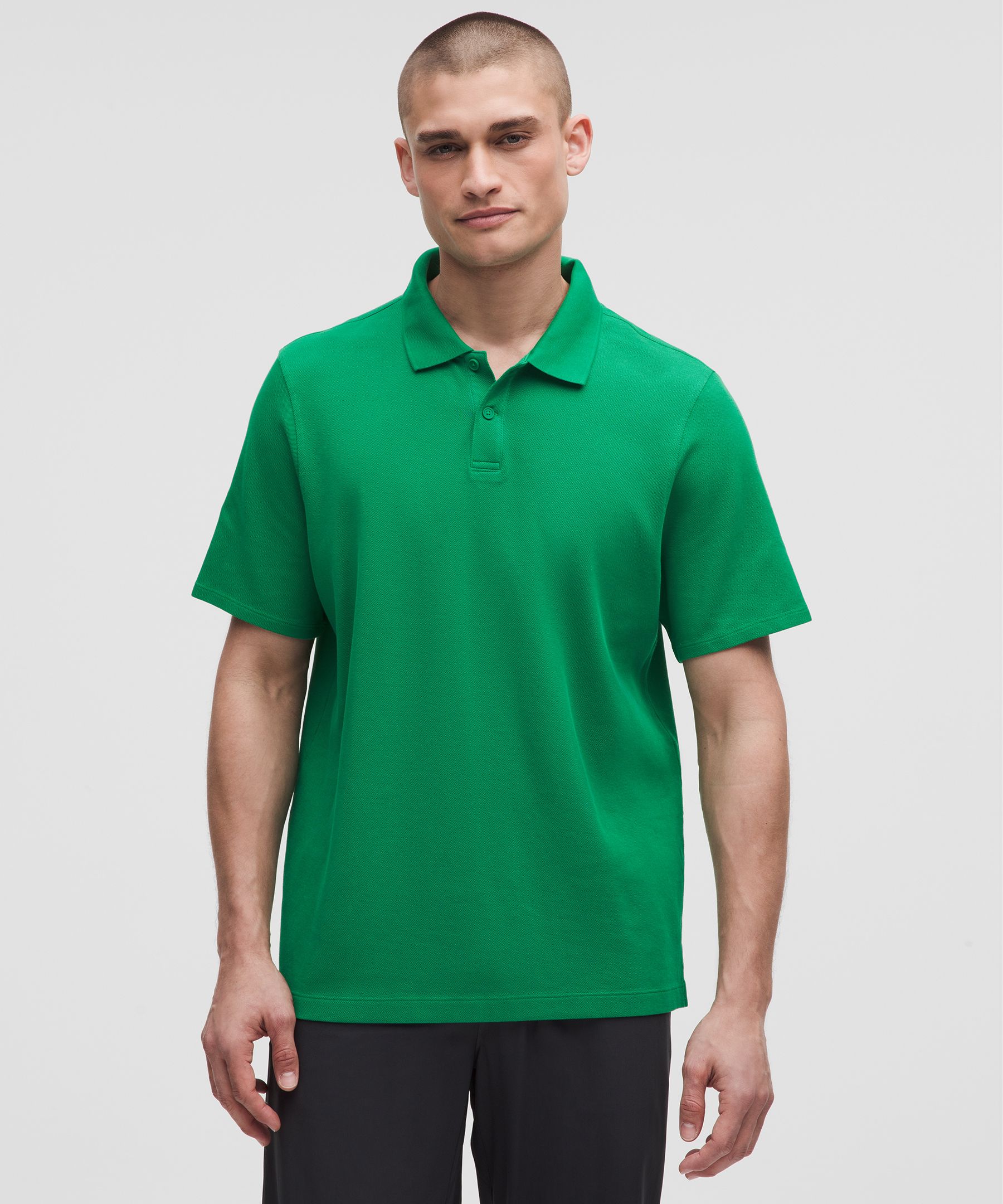 Lululemon Cotton Pique Short-sleeve Polo Shirt