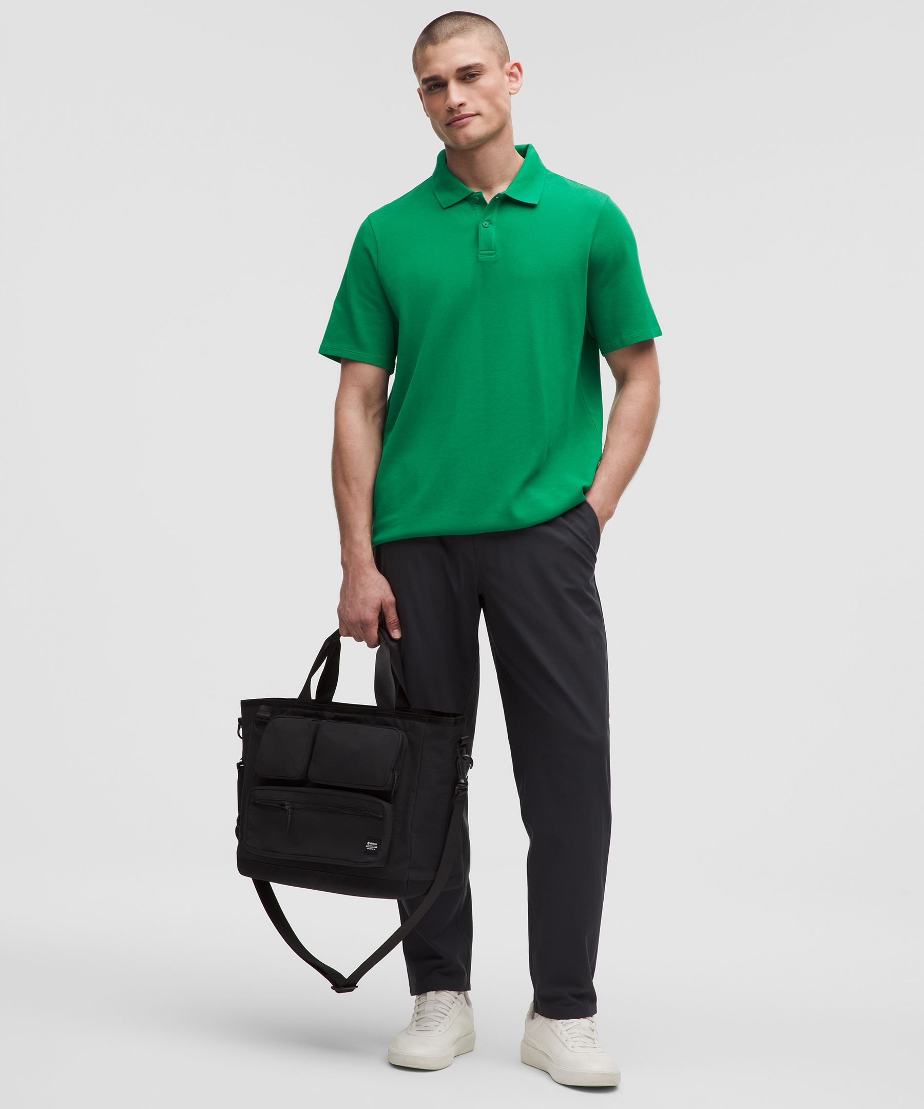 Lululemon Cotton Pique Short-sleeve Polo Shirt