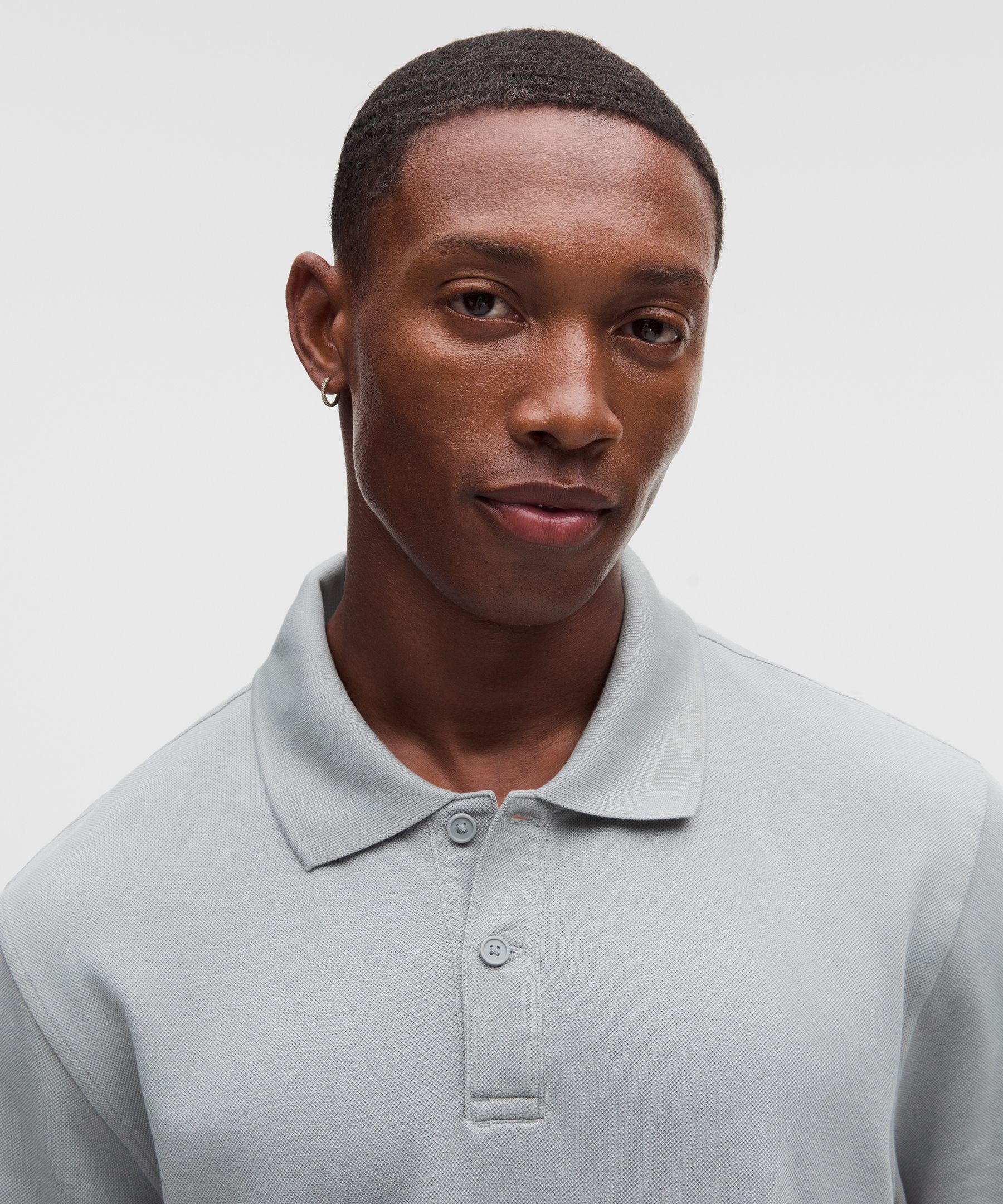 Cotton Pique Short-Sleeve Polo Shirt