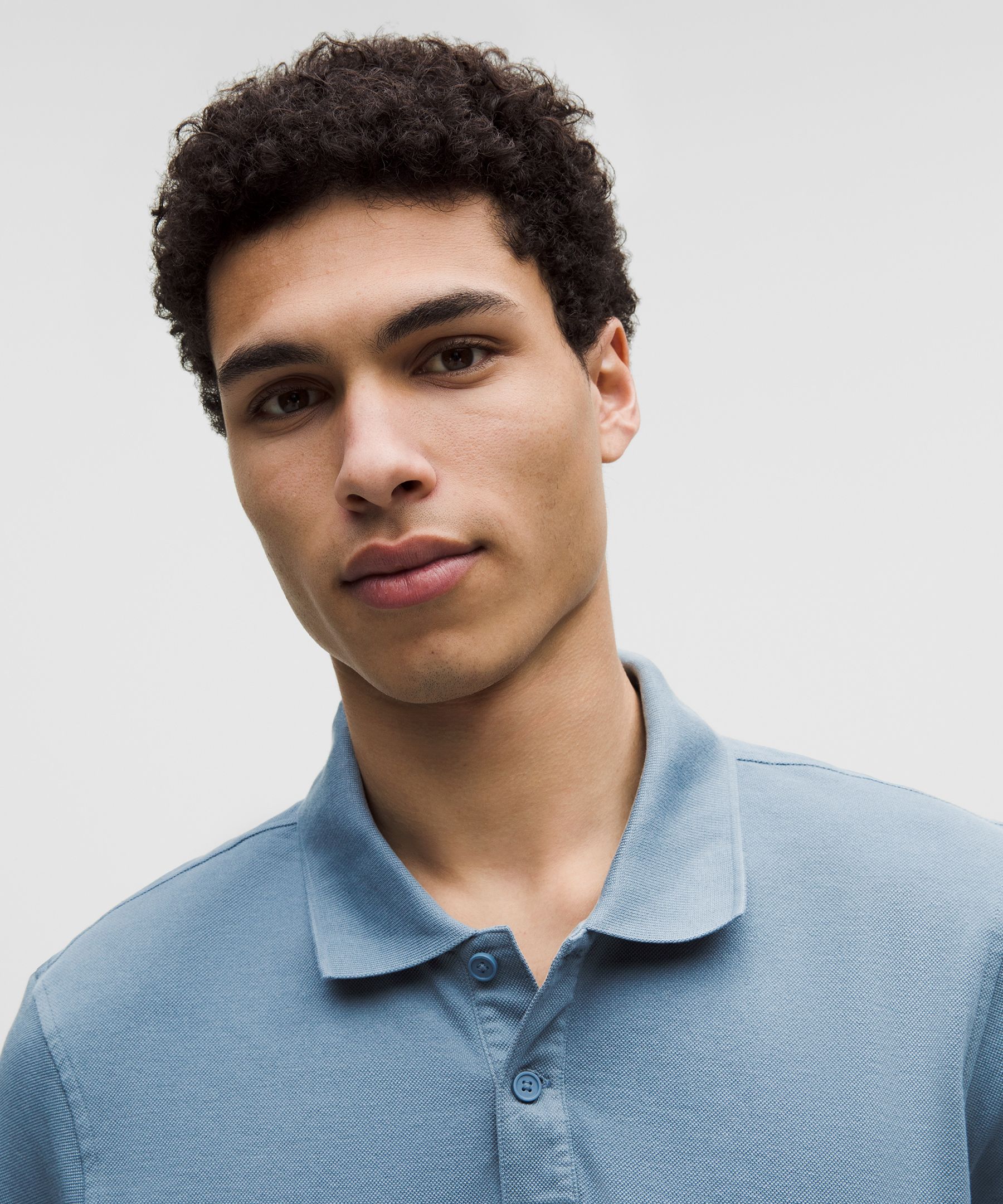 Cotton Pique Short-Sleeve Polo Shirt