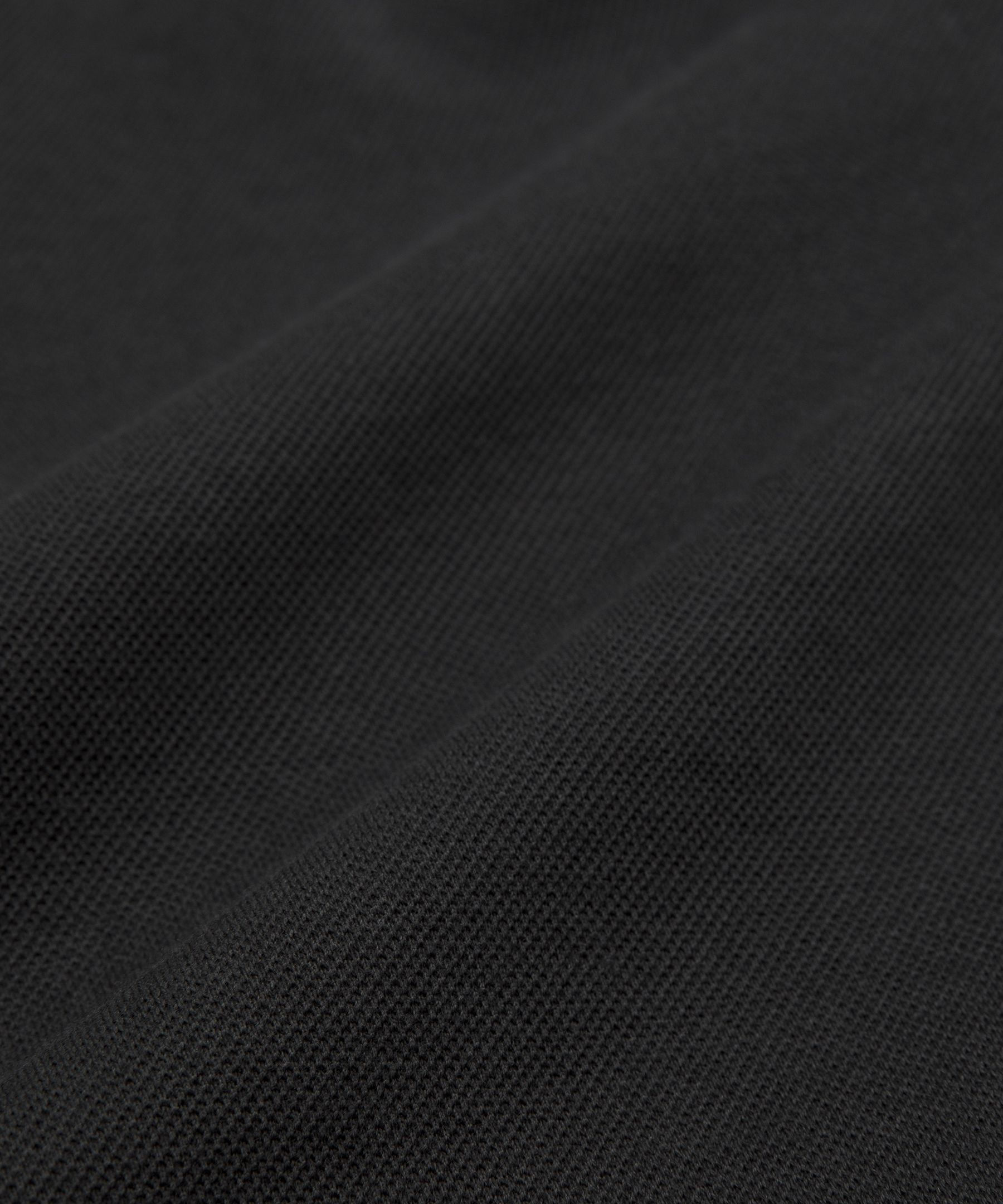 Cotton Pique Long-Sleeve Polo Shirt