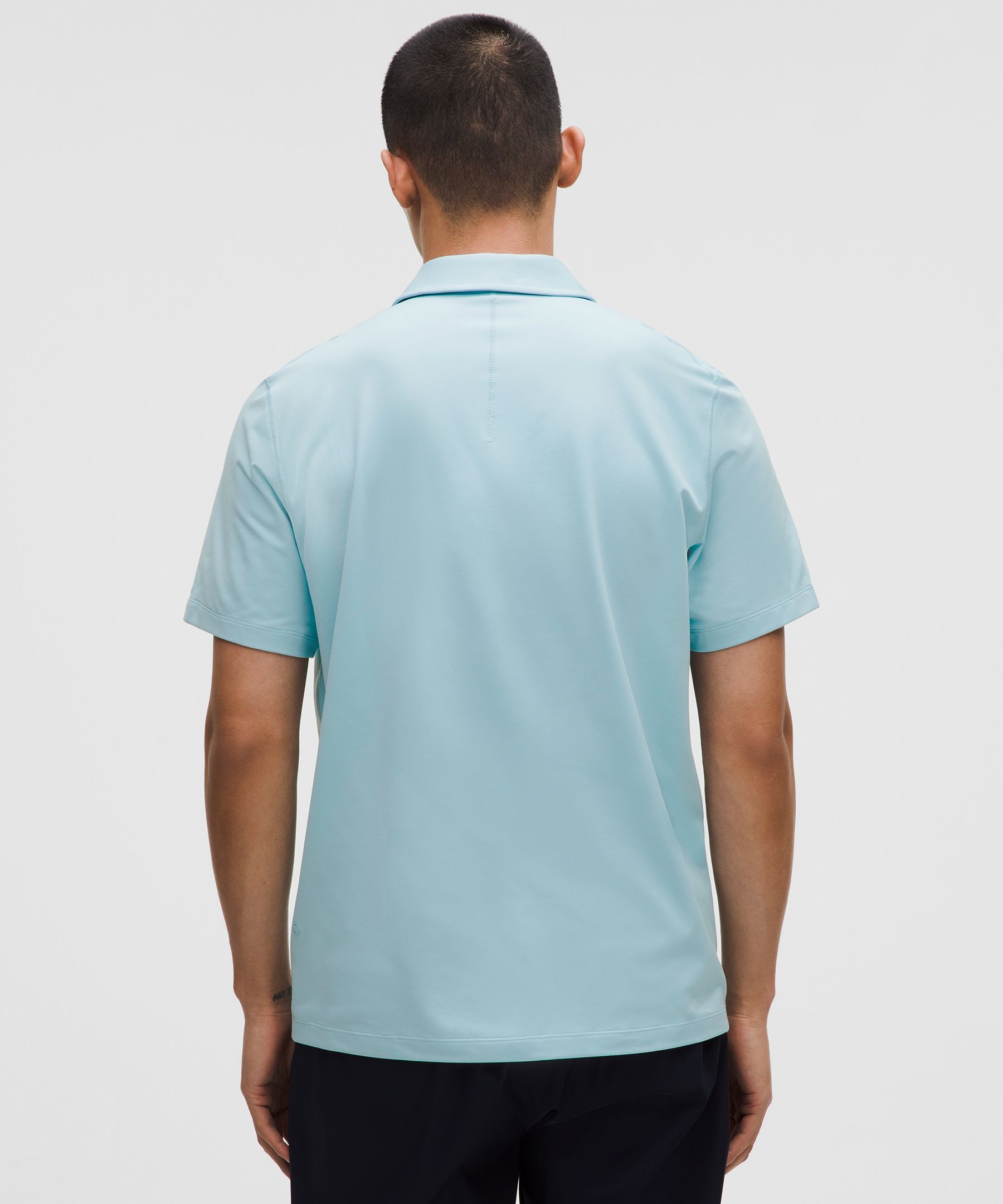 Soft Jersey Short-Sleeve Polo Shirt